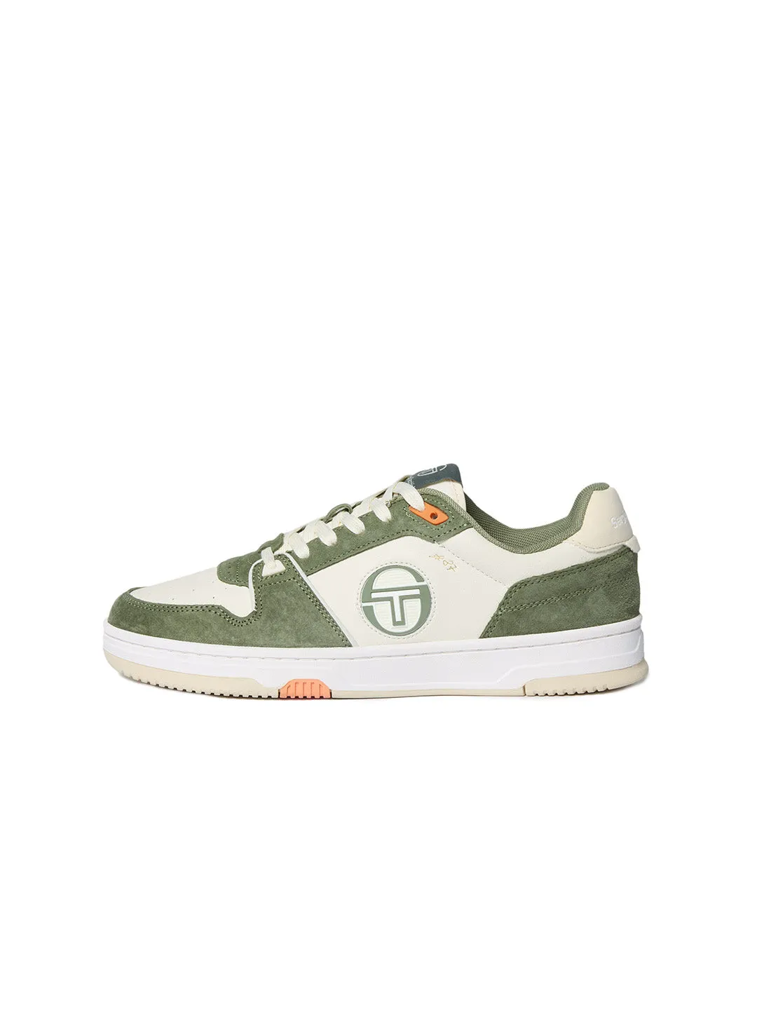 Prime Shot DA- Hedge Green/ White/ Tangerine sold by Sergio Tacchini