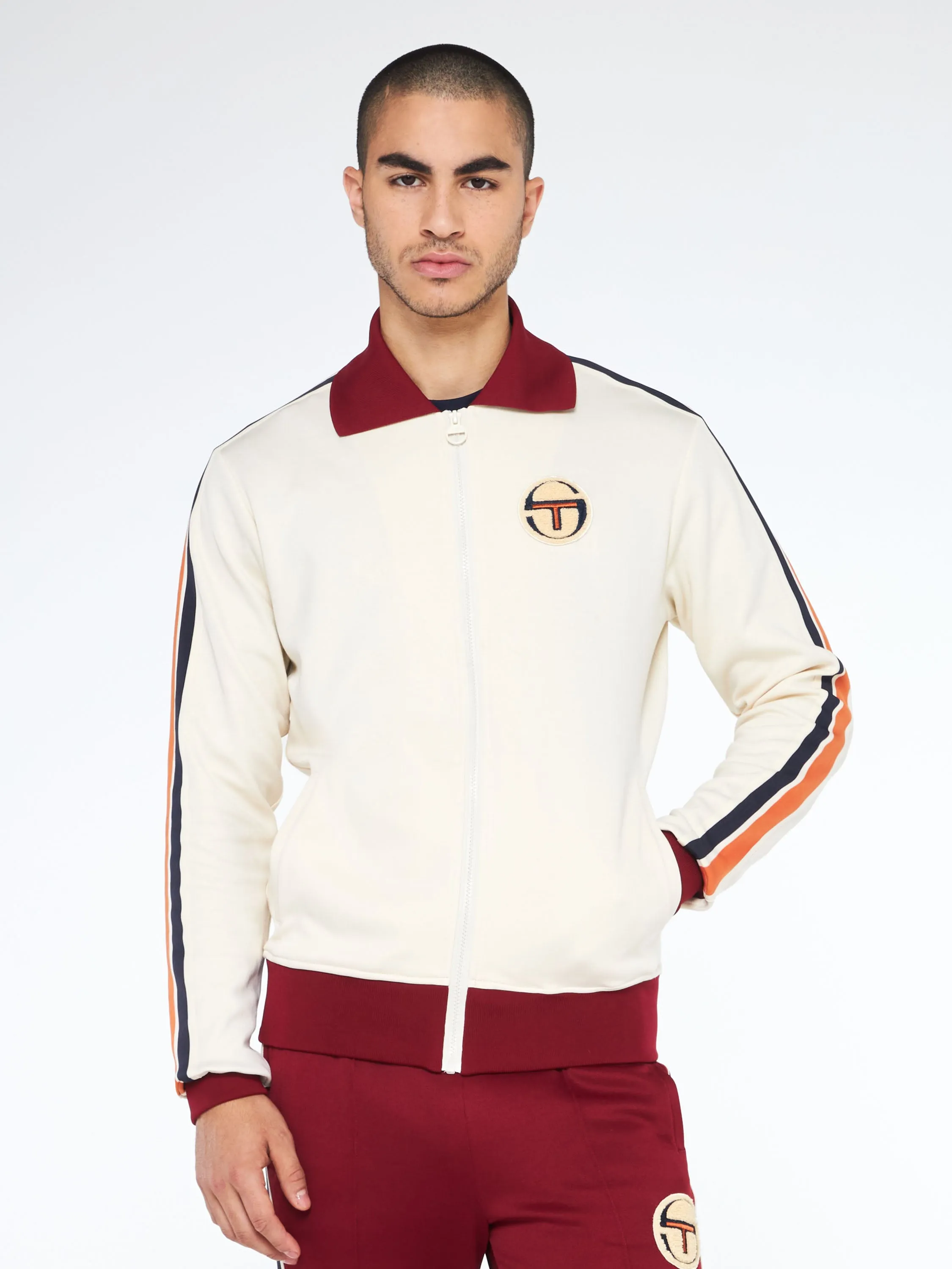 Monte Track Jacket Archivio-Buttercream sold by Sergio Tacchini