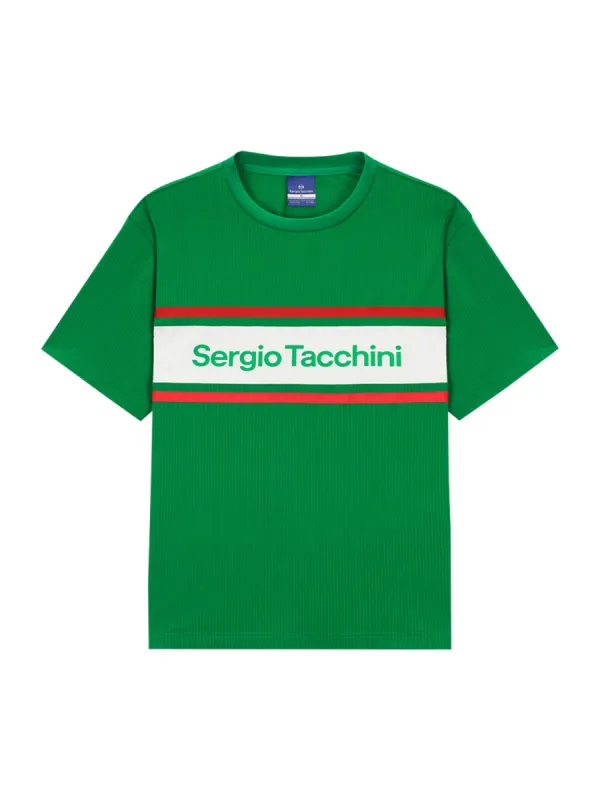 Flag Color- Block T-Shirt- Green sold by Sergio Tacchini