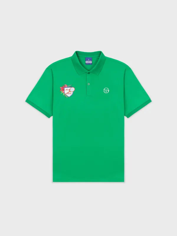 Monte Carlo Graphic Polo Shirt- Green sold by Sergio Tacchini