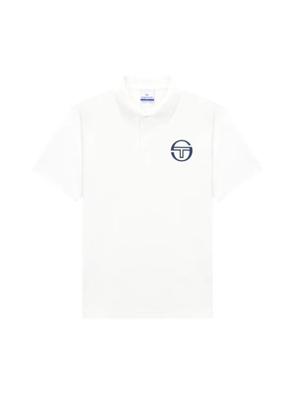 Graphic Polo Shirt- Off White sold by Sergio Tacchini