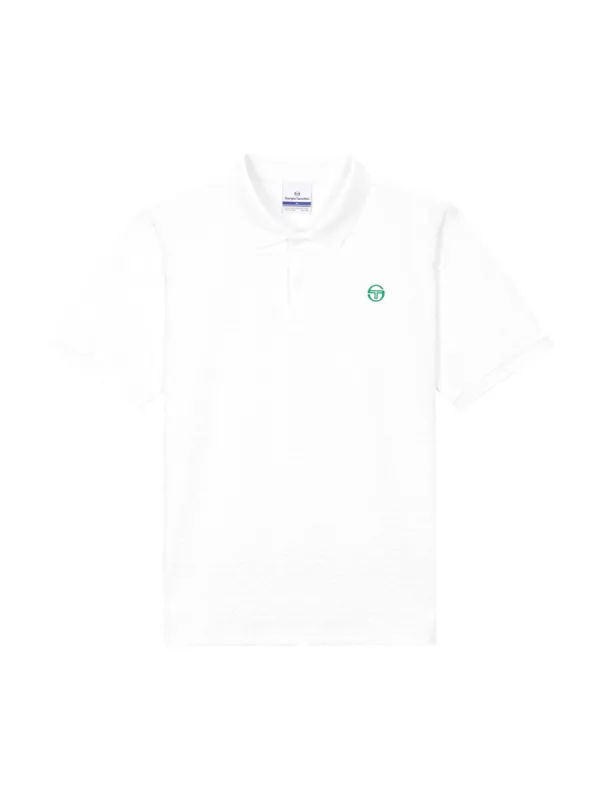 Daily ST Jacquard Polo Shirt- Off White sold by Sergio Tacchini