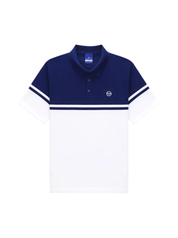 Damarindo Knit Polo- Navy sold by Sergio Tacchini