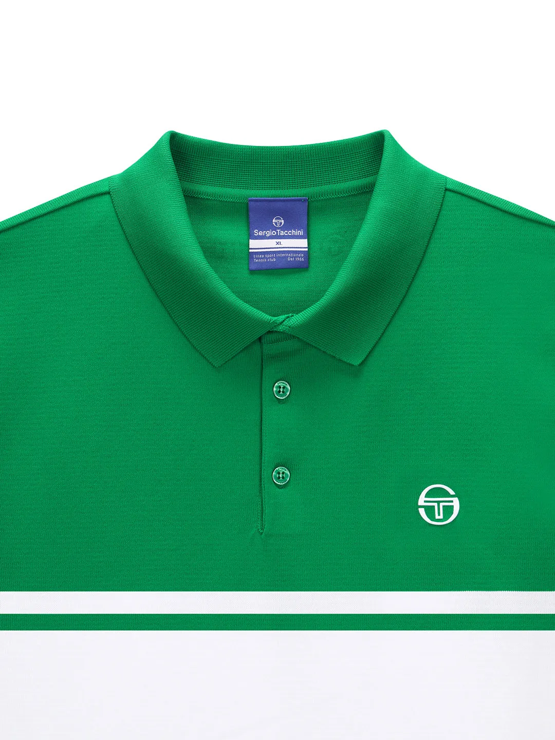 Damarindo Knit Polo- Green sold by Sergio Tacchini product image thumbnail 4