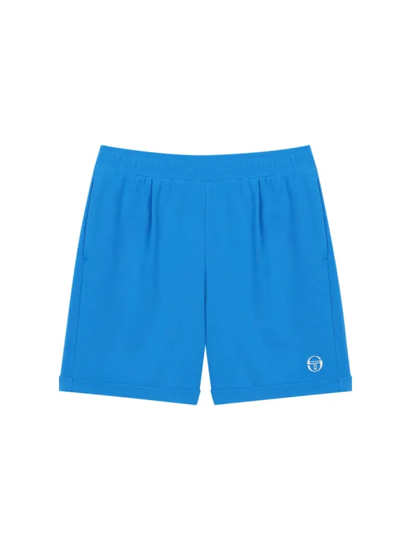 Resort Waffle Pintuck Shorts- Dark Blue sold by Sergio Tacchini