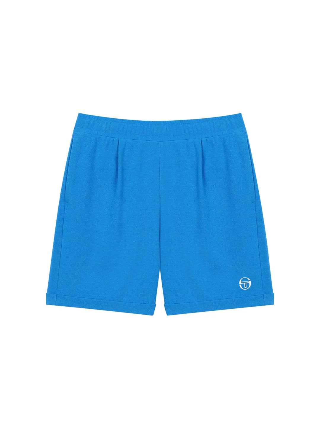 Resort Waffle Pintuck Shorts- Dark Blue sold by Sergio Tacchini