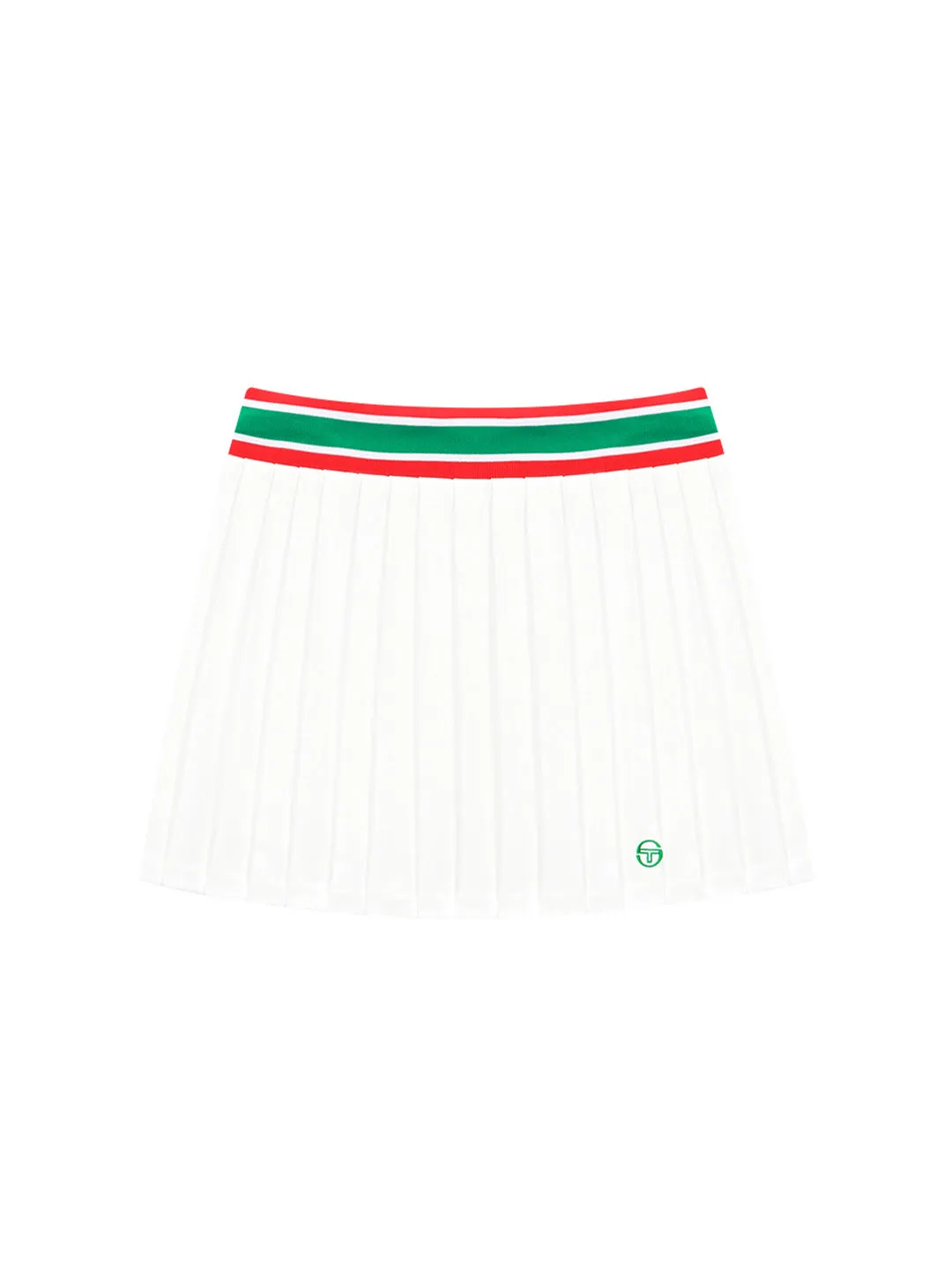 Flag Waistband Flying Skirt-Off White sold by Sergio Tacchini