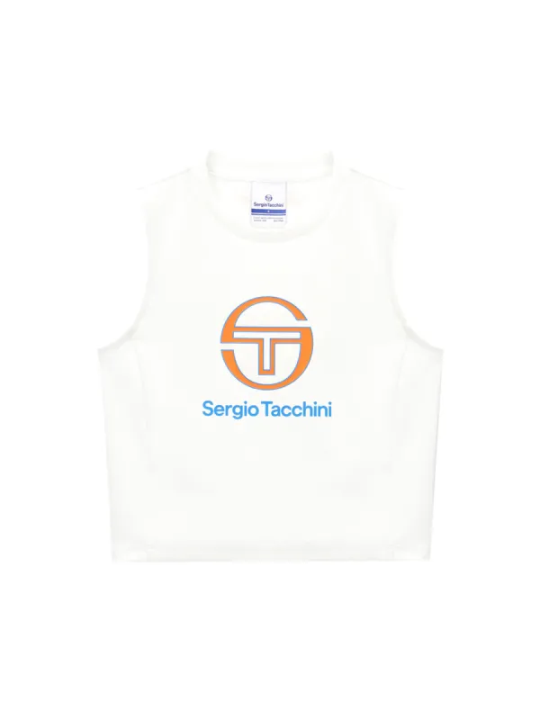 Women's Sleeveless T-Shirt- Off White sold by Sergio Tacchini