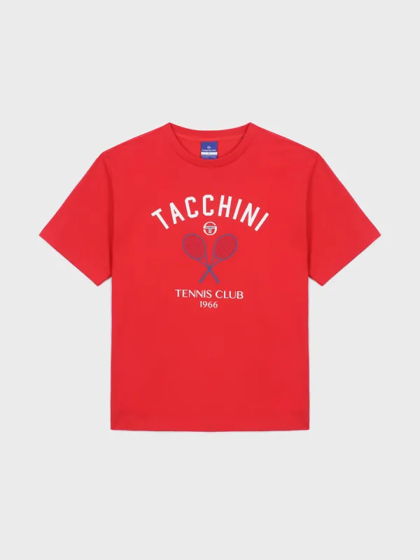 Preppy Artwork T-Shirt- Red sold by Sergio Tacchini