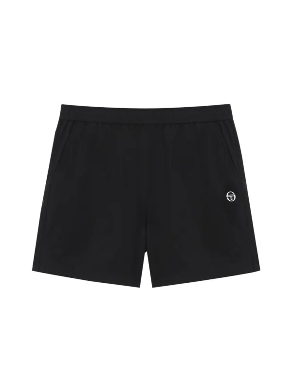 Essential Woven Shorts- Black/ Black sold by Sergio Tacchini