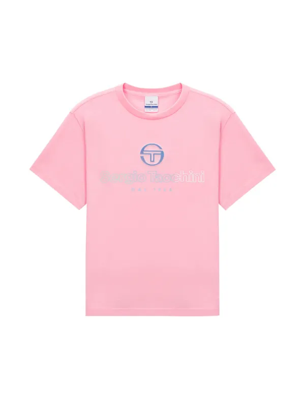 Daily Tuft T-Shirt- Light Pink made by Sergio Tacchini