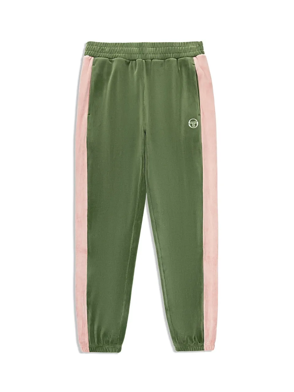 Cielo Velour Track Pant- Bronze Green sold by Sergio Tacchini