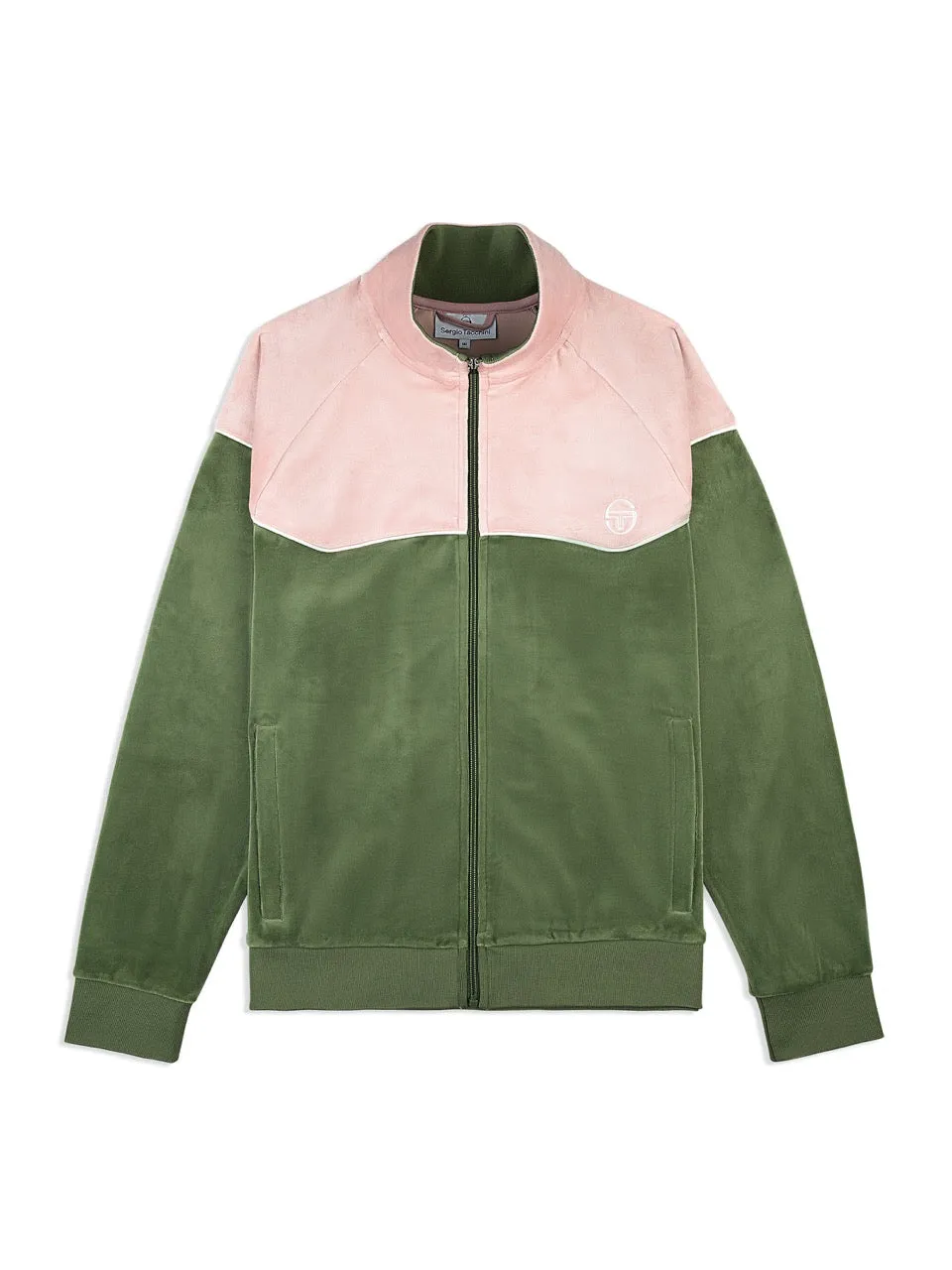 Cielo Velour Track Jacket- Bronze Green sold by Sergio Tacchini