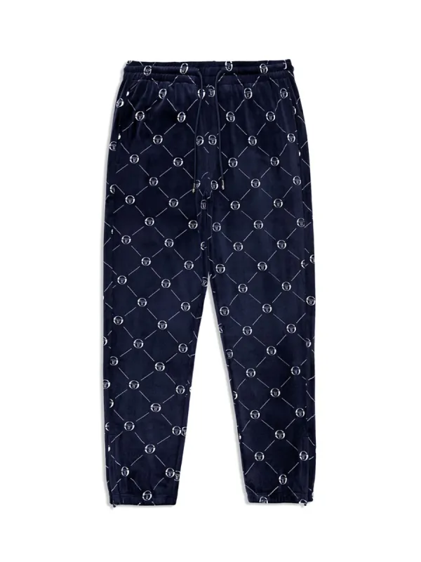 Cosimo Velour Track Pant- Maritime Blue sold by Sergio Tacchini