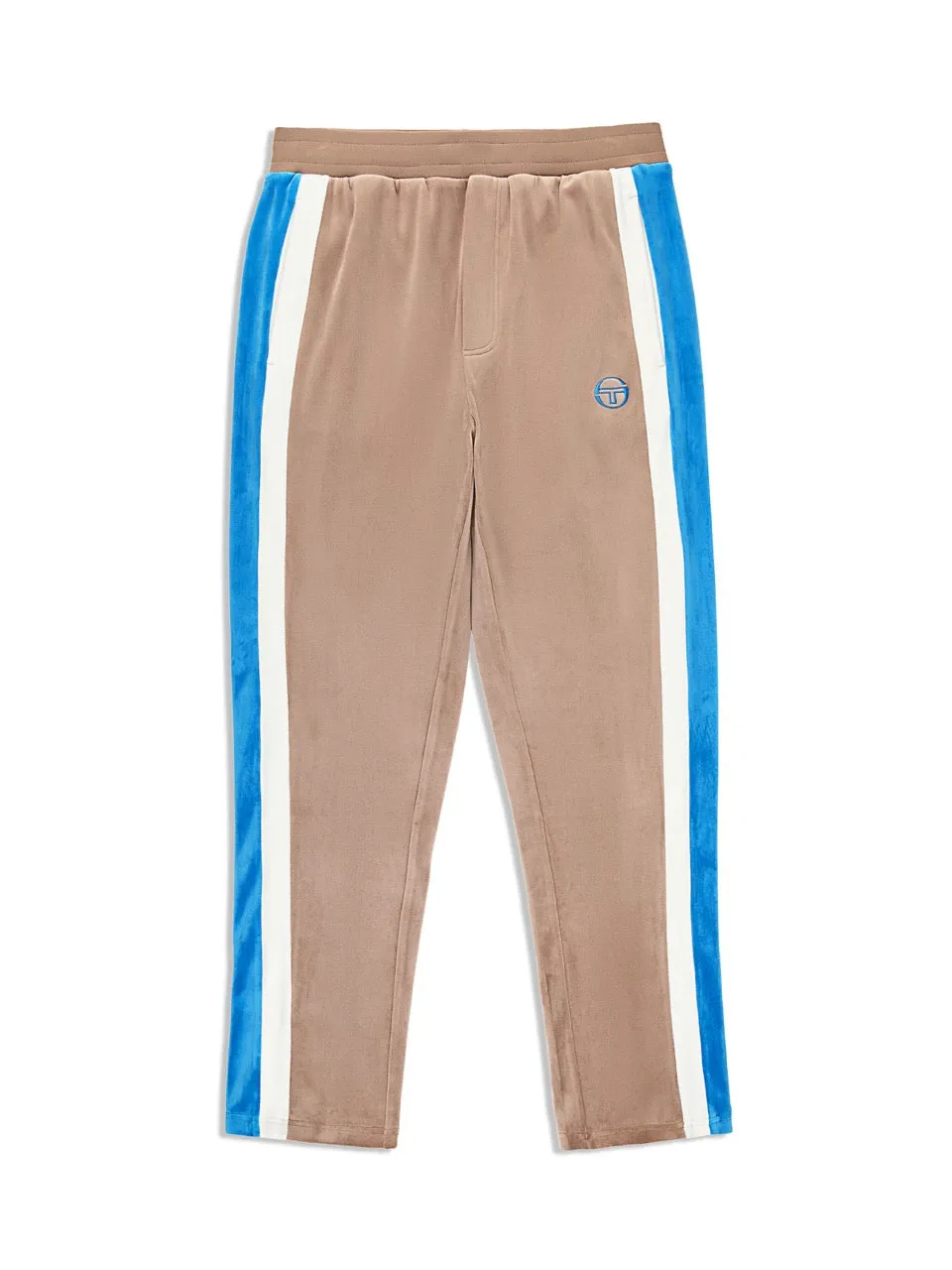 Lazaro Velour Track Pant- Taupe Grey sold by Sergio Tacchini