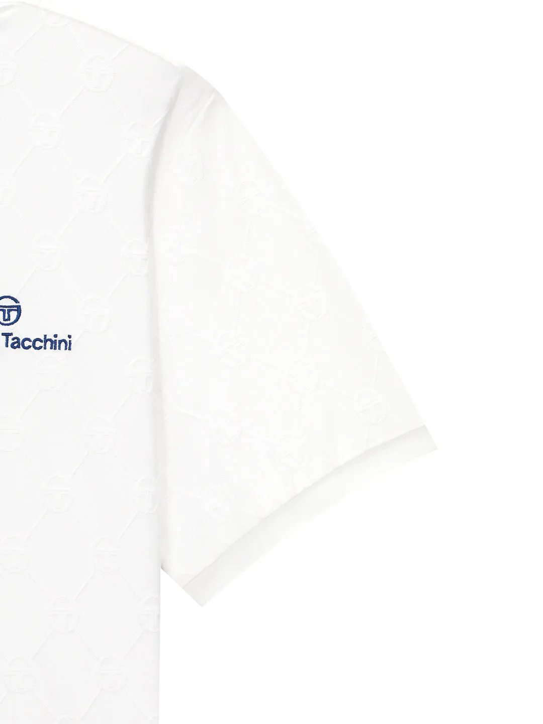 Daily Monogram Polo Shirt- Off White sold by Sergio Tacchini product image thumbnail 4