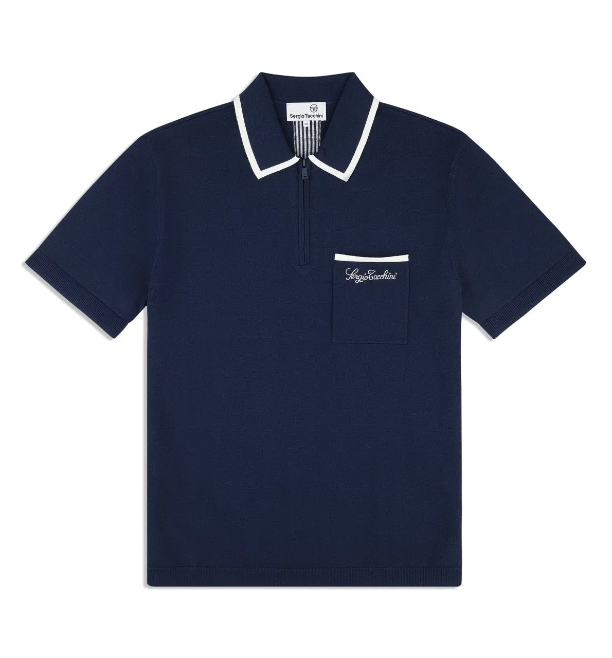 Enzo Knit Polo- Maritime Blue sold by Sergio Tacchini