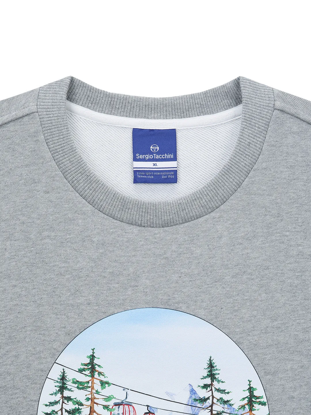 MC Artwork Sweatshirt- Melange Grey sold by Sergio Tacchini product image thumbnail 4
