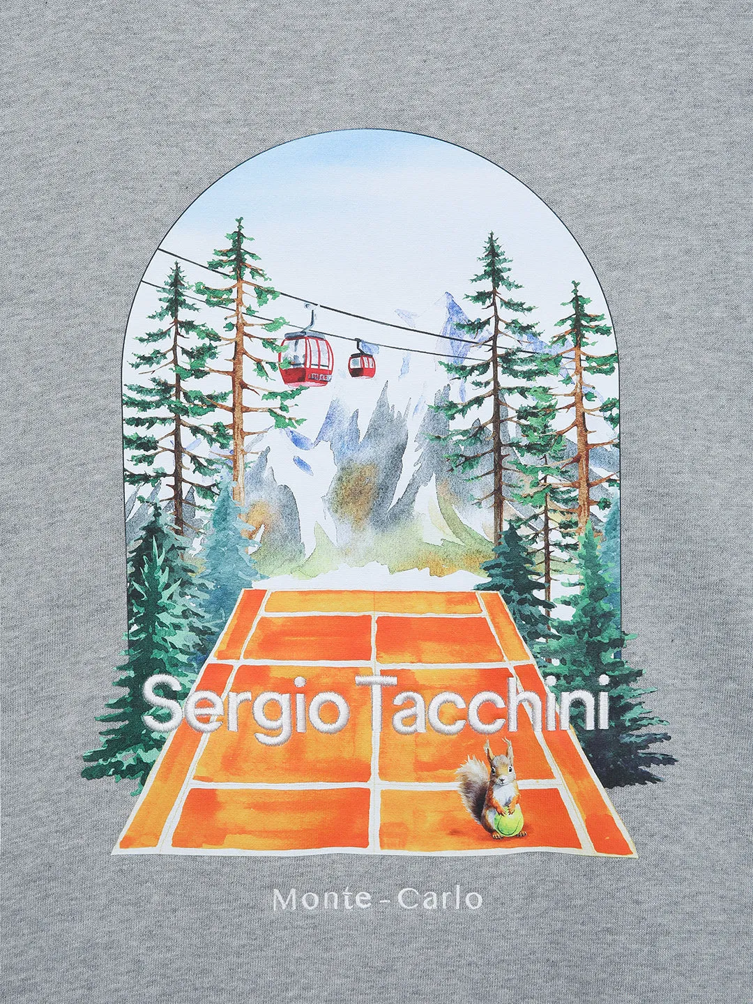 MC Artwork Sweatshirt- Melange Grey sold by Sergio Tacchini product image thumbnail 3
