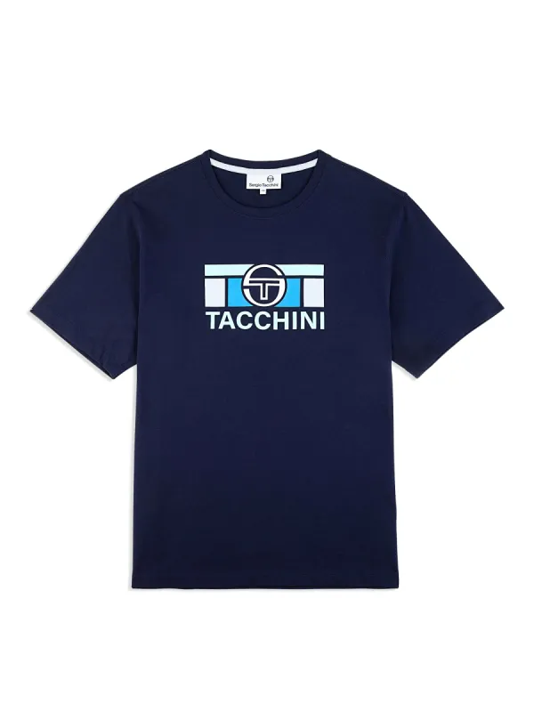 Marca T-Shirt- Maritime Blue sold by Sergio Tacchini