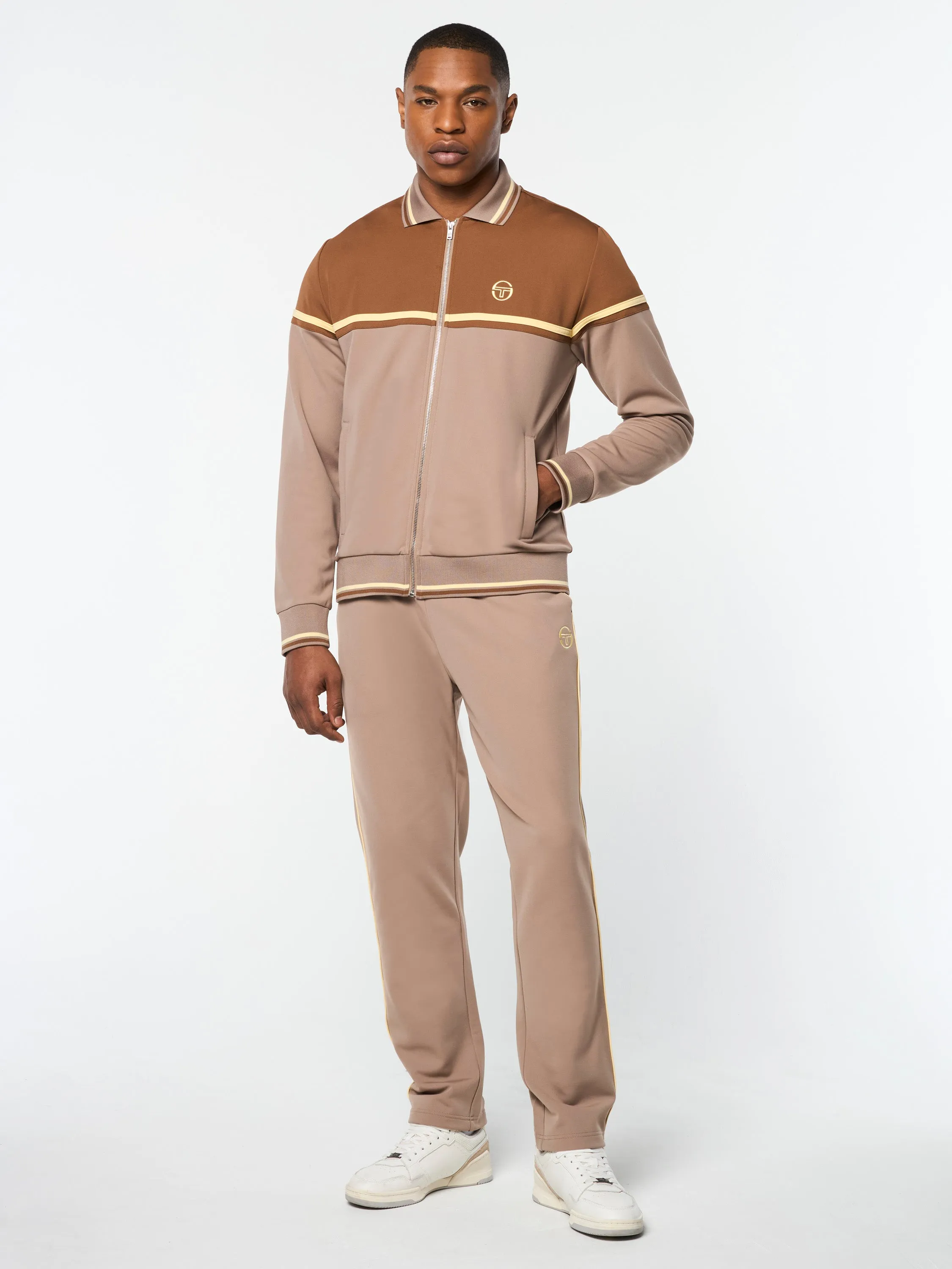 Olmi Track Jacket- Taupe Grey sold by Sergio Tacchini product image thumbnail 3
