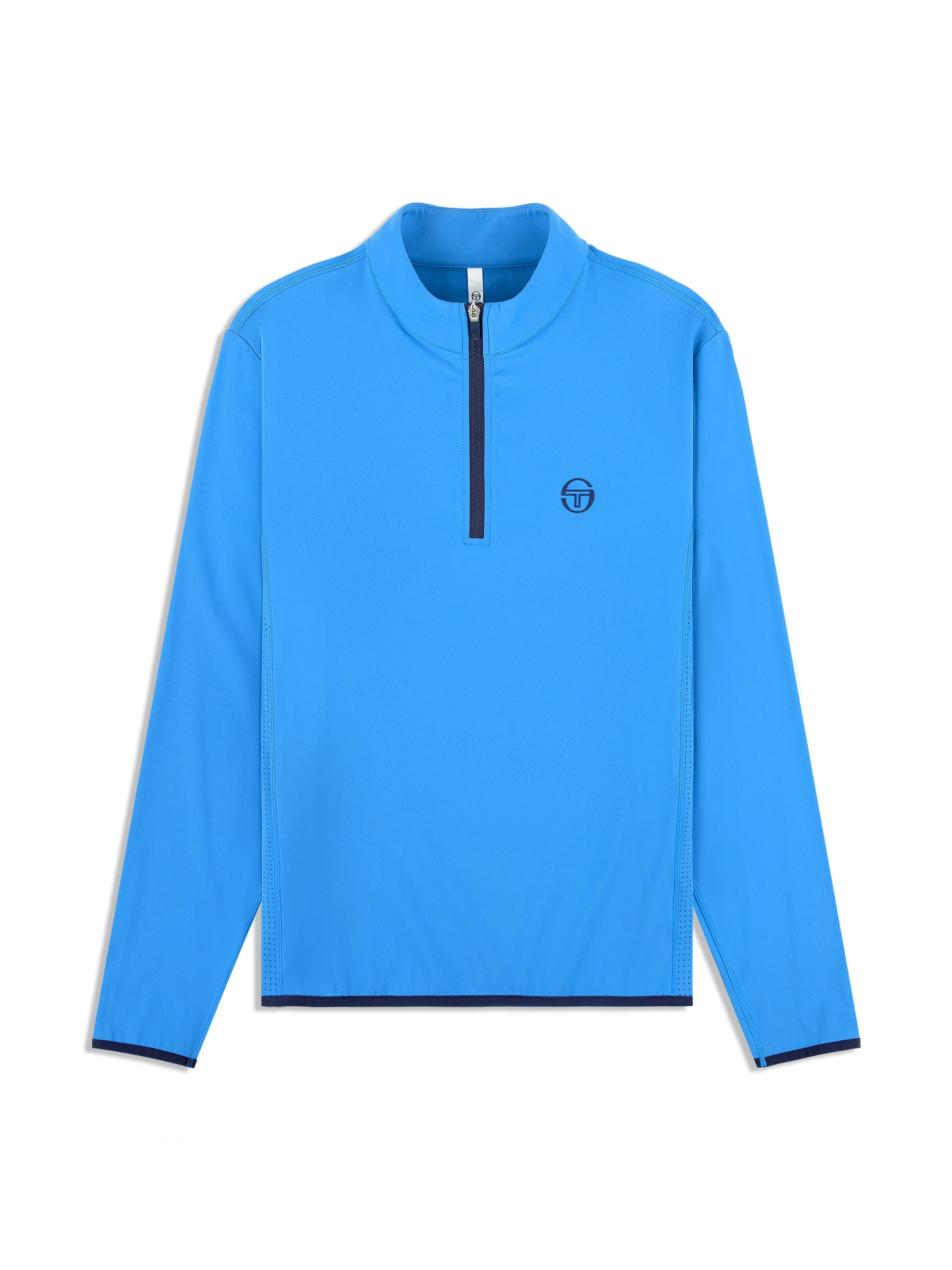 Elio 1/4 Zip Pullover- French Blue sold by Sergio Tacchini