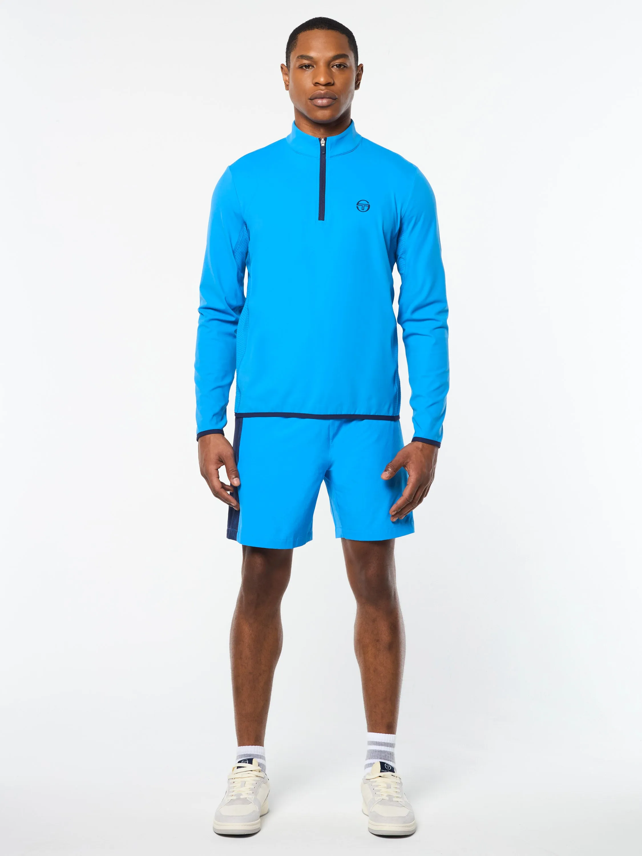 Elio 1/4 Zip Pullover- French Blue sold by Sergio Tacchini product image thumbnail 3