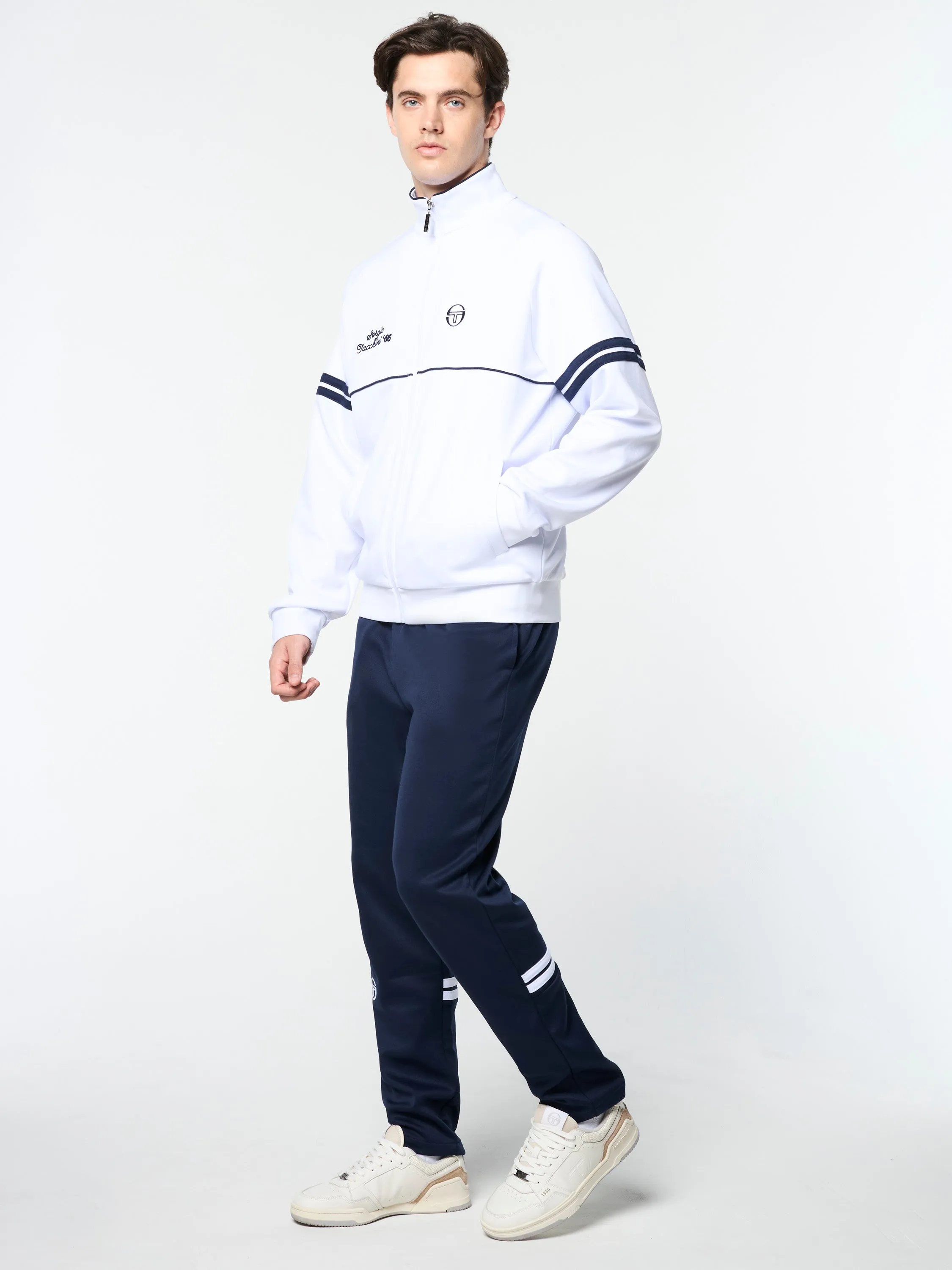 Orion Davis Track Jacket- White/ Maritime Blue sold by Sergio Tacchini product image thumbnail 3
