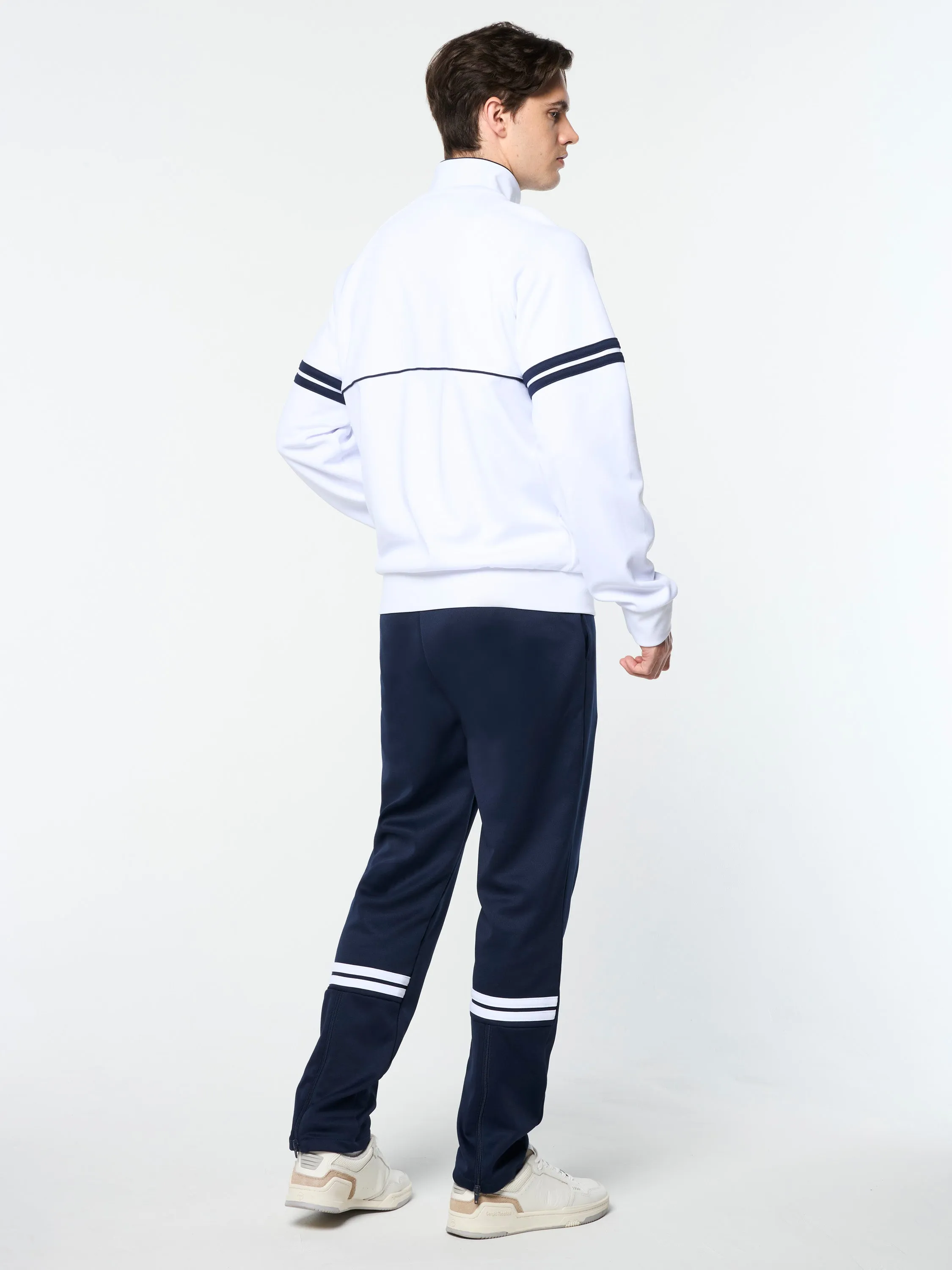 Orion Davis Track Jacket- White/ Maritime Blue sold by Sergio Tacchini product image thumbnail 4