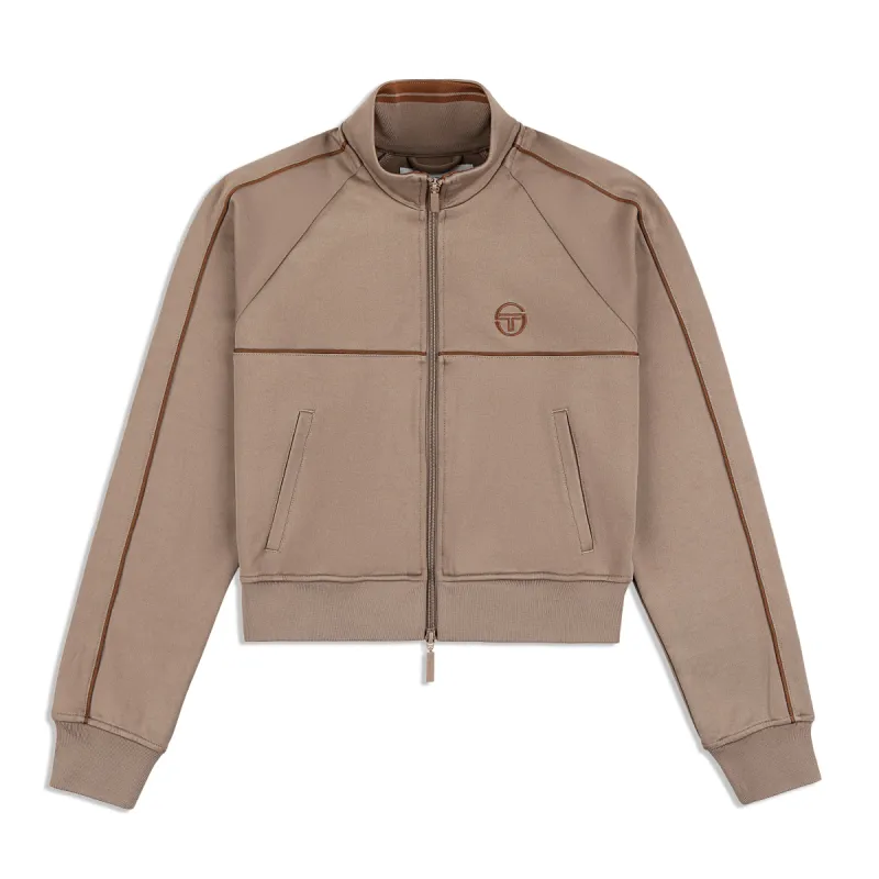 Miss Lioni Track Jacket- Taupe Grey sold by Sergio Tacchini