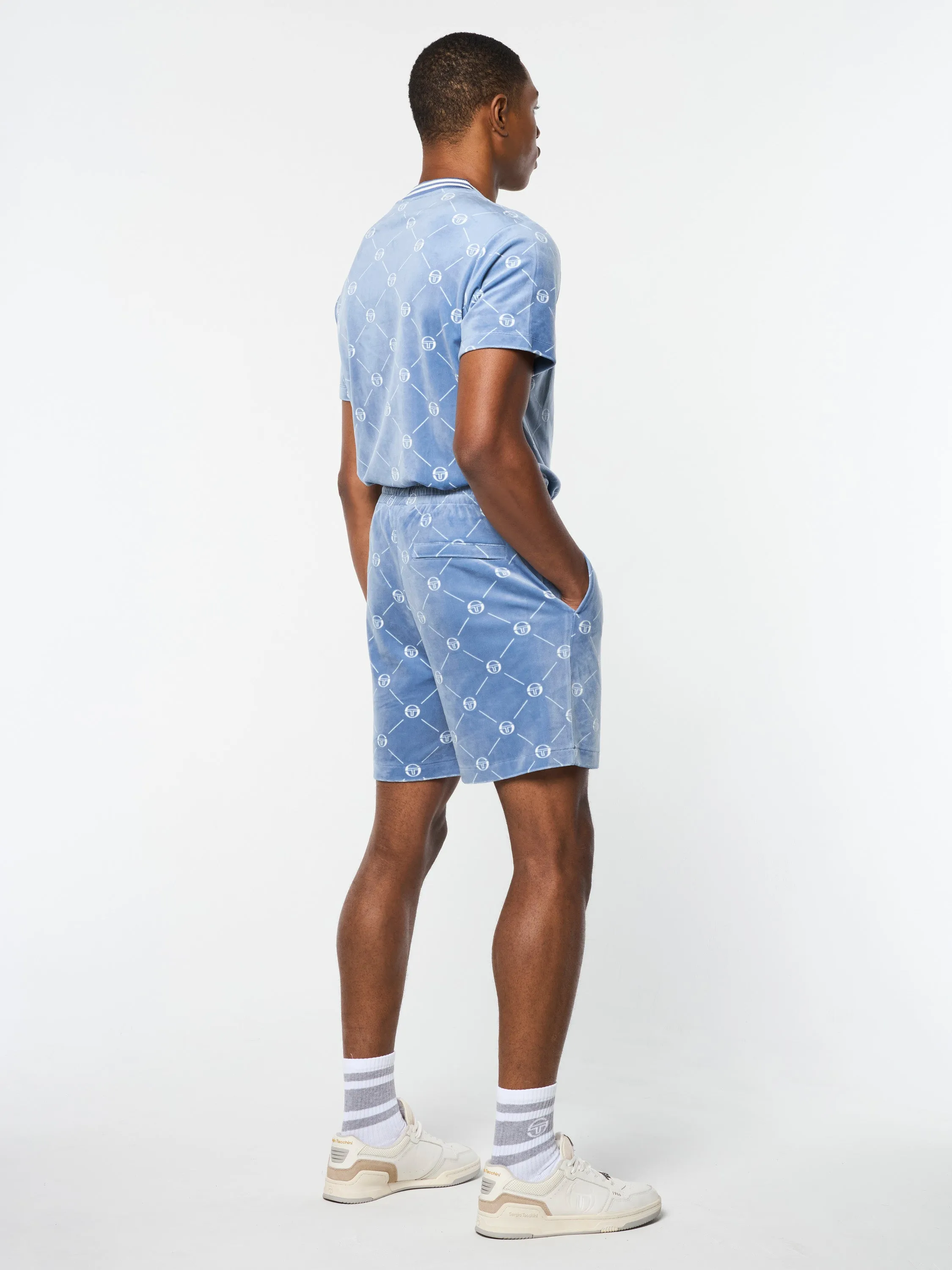 Cosimo Velour Short- Faded Denim sold by Sergio Tacchini product image thumbnail 5