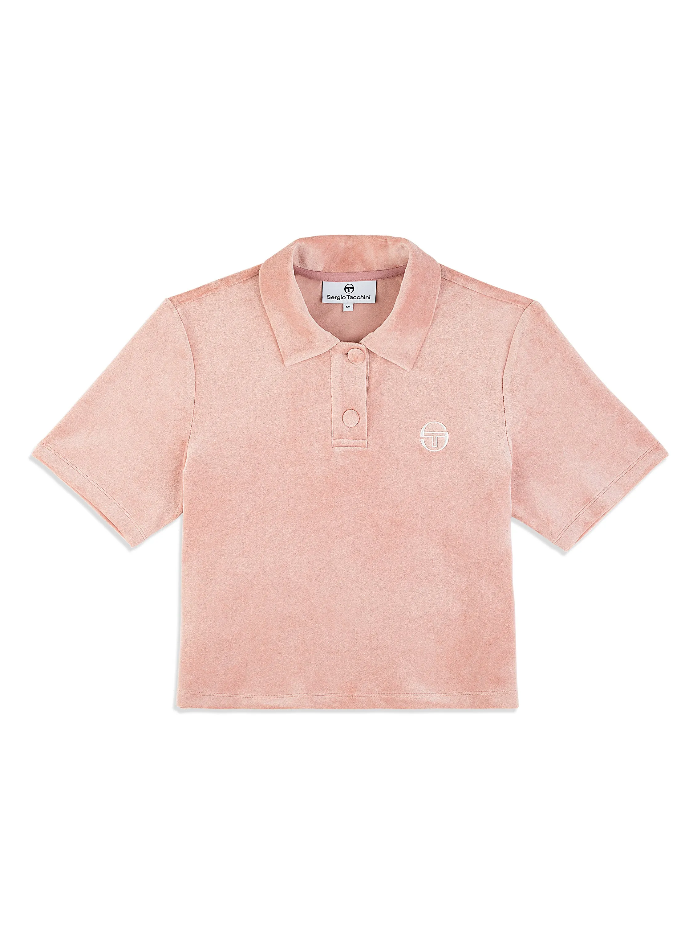 Adele Velour Polo- Pale Mauve sold by Sergio Tacchini