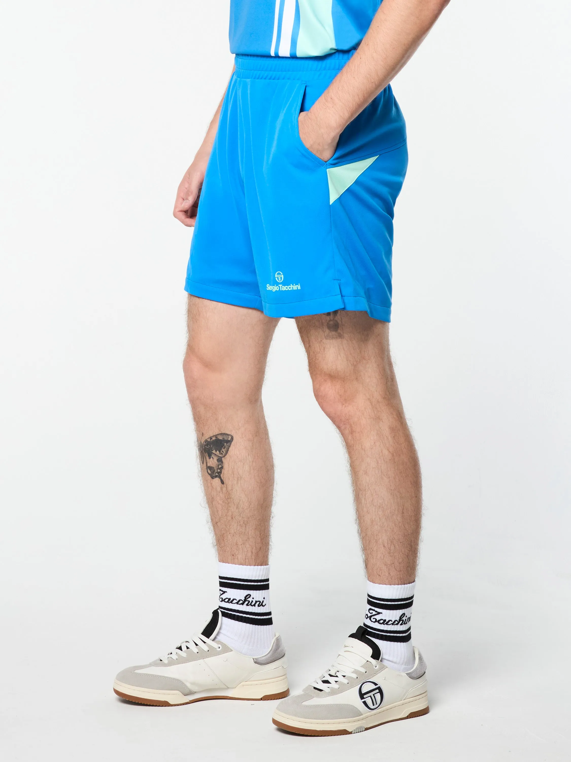 Luca Piqué Short- French Blue sold by Sergio Tacchini product image thumbnail 2