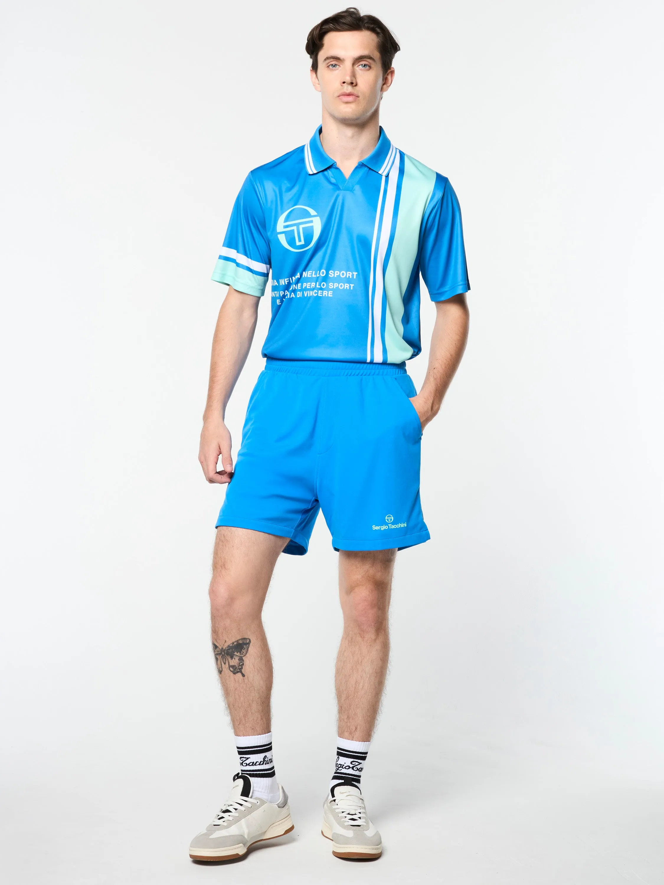 Luca Piqué Short- French Blue sold by Sergio Tacchini product image thumbnail 3