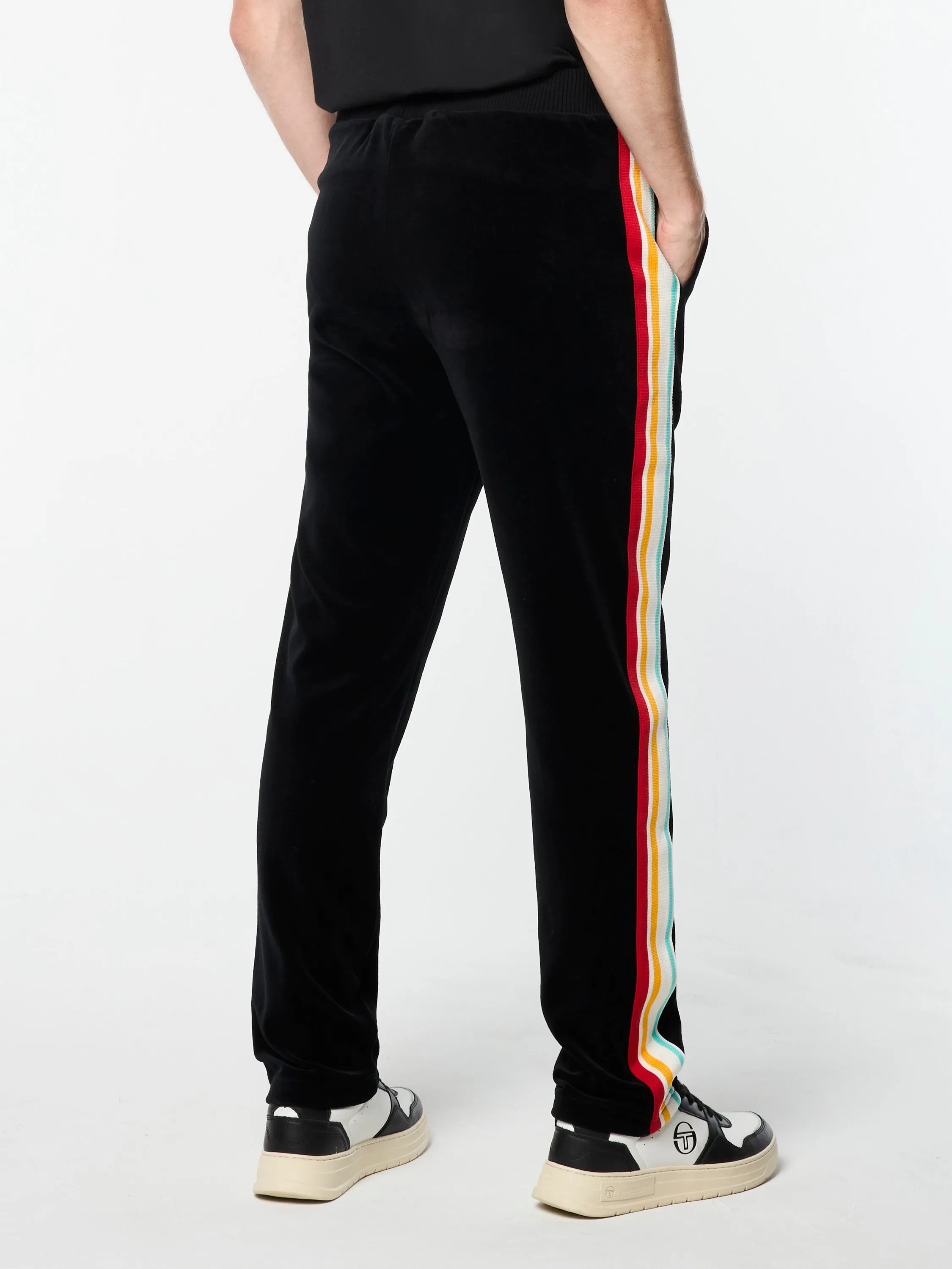 Slice Track Pant- Black/ Black sold by Sergio Tacchini product image thumbnail 3