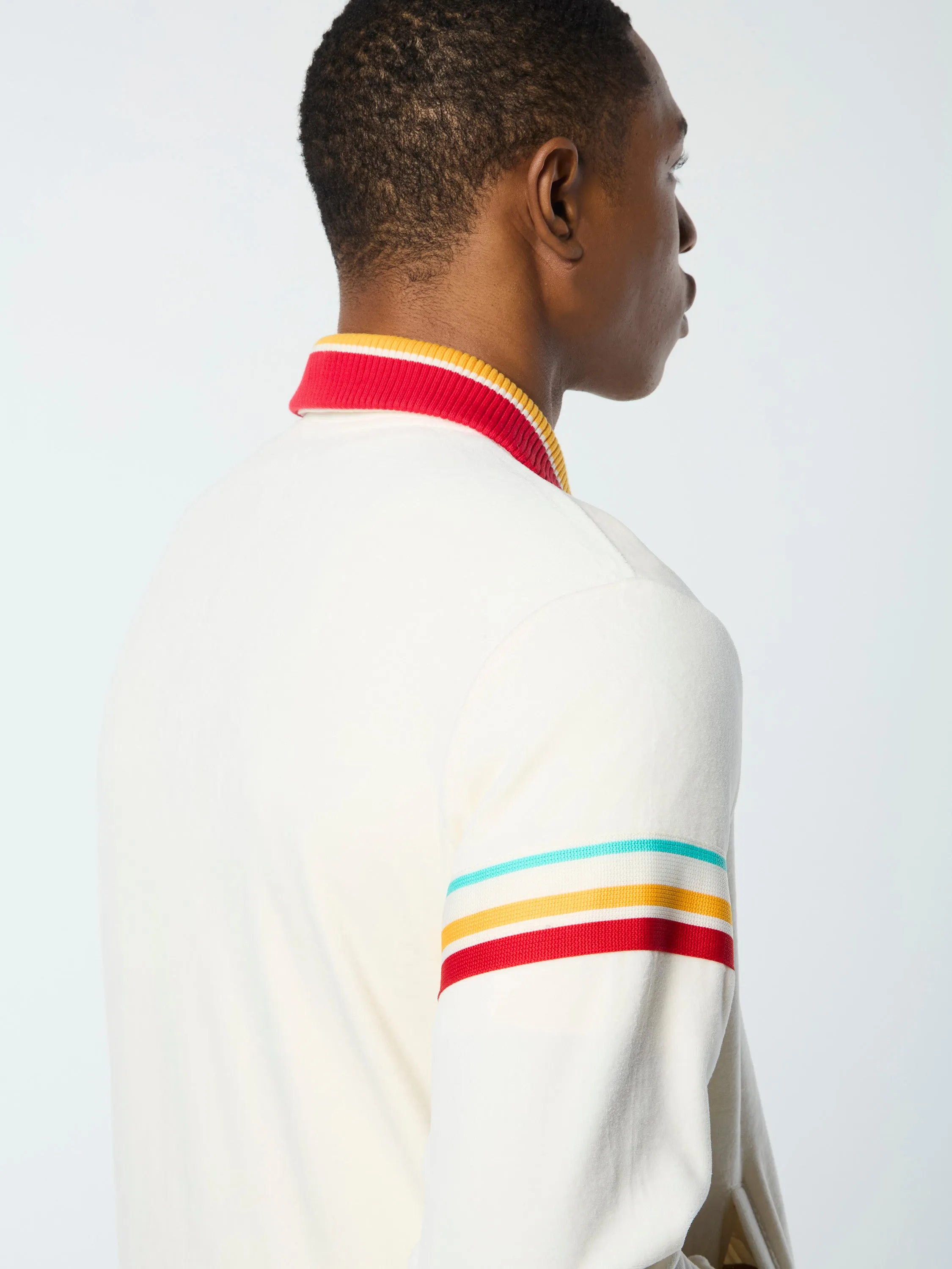 Slice Track Jacket- Gardenia/ Gold sold by Sergio Tacchini product image thumbnail 5