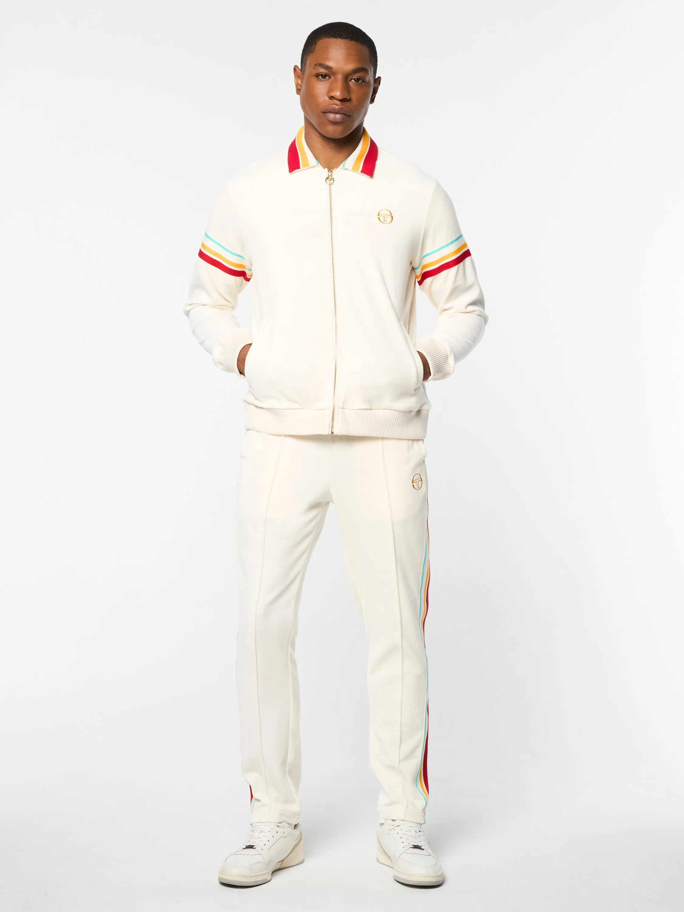 Slice Track Jacket- Gardenia/ Gold sold by Sergio Tacchini product image thumbnail 2