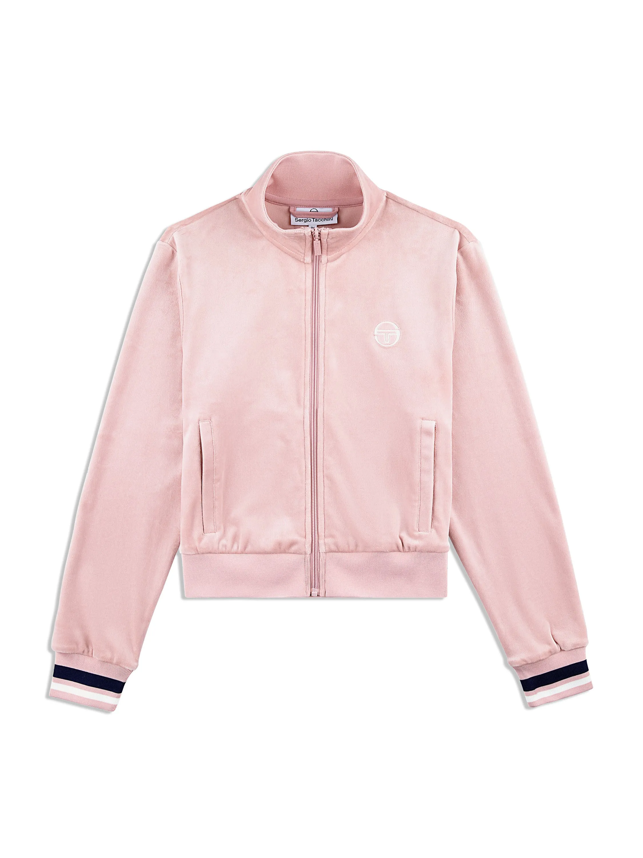 Adele Velour Track Jacket- Pale Mauve sold by Sergio Tacchini