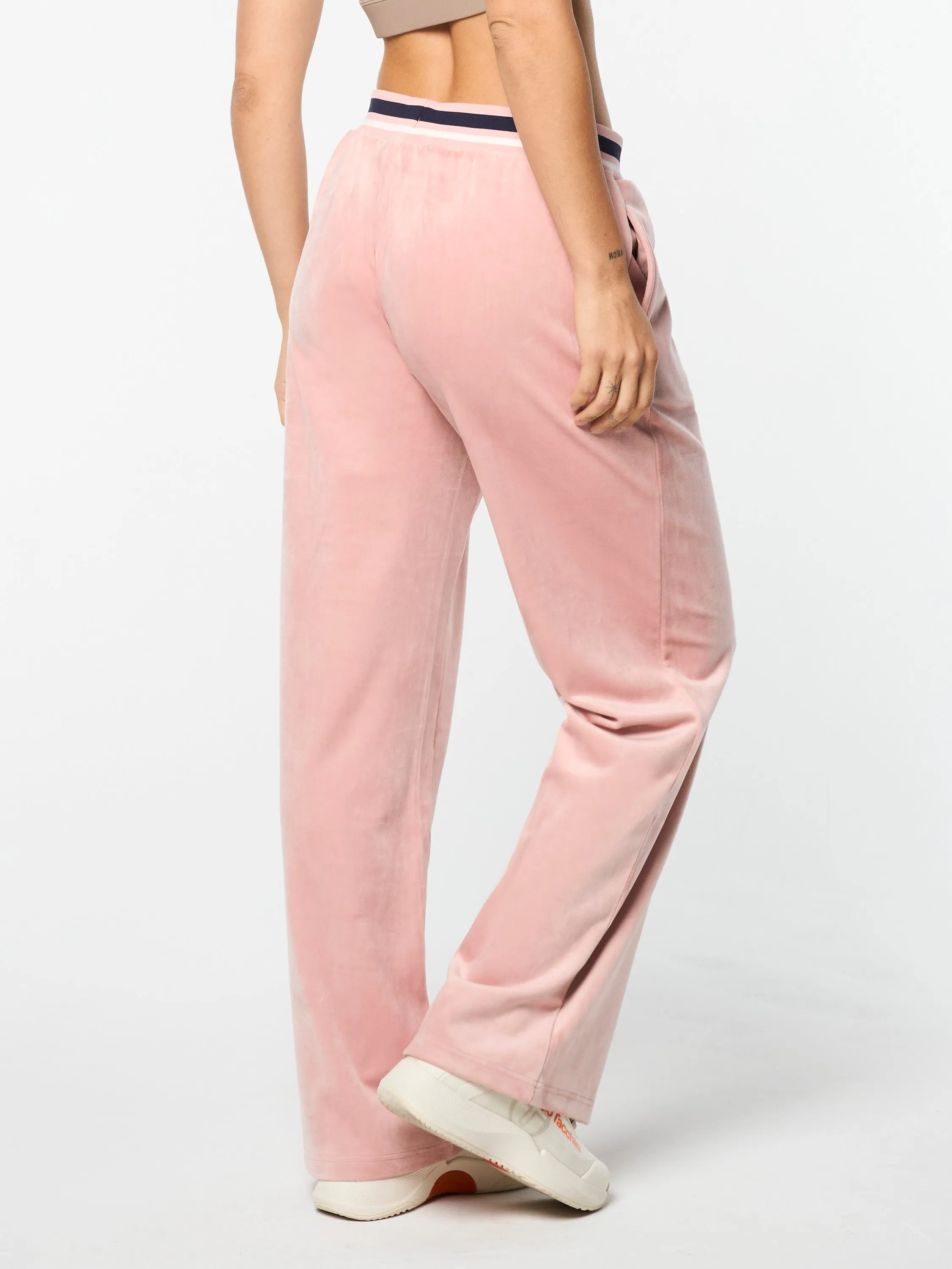 Adele Velour Track Pant- Pale Mauve sold by Sergio Tacchini product image thumbnail 4