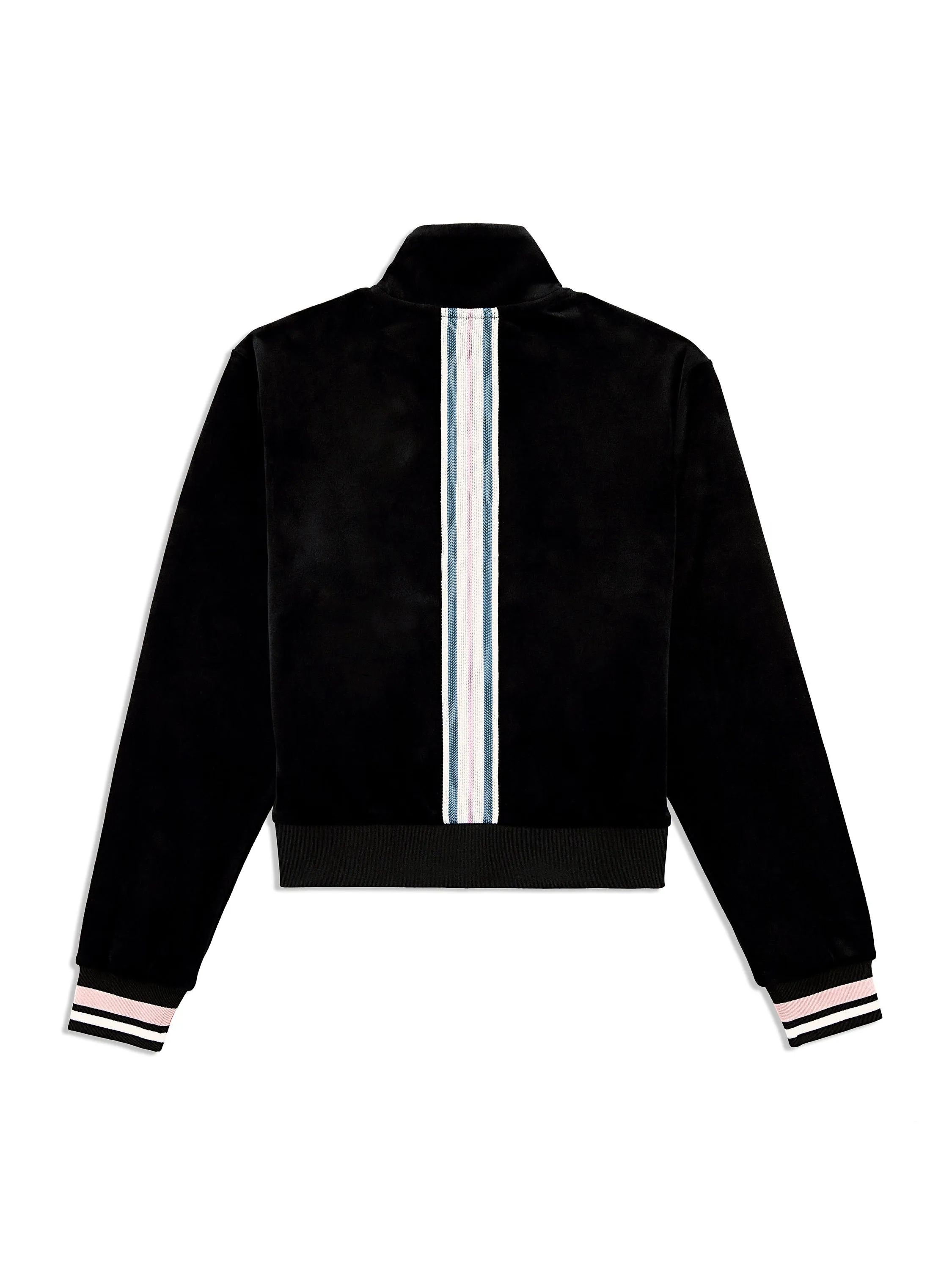 Adele Velour Track Jacket- Black Beauty sold by Sergio Tacchini product image thumbnail 5
