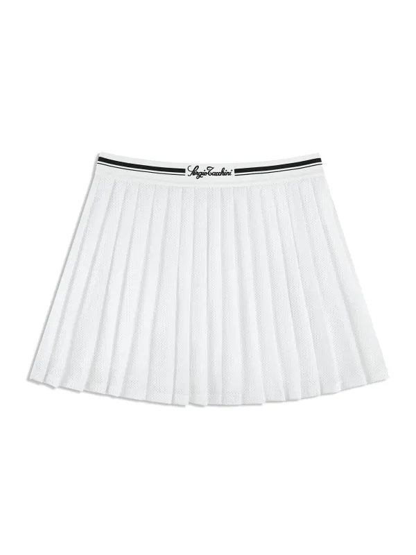 Verona Mesh Skort- Brilliant White sold by Sergio Tacchini