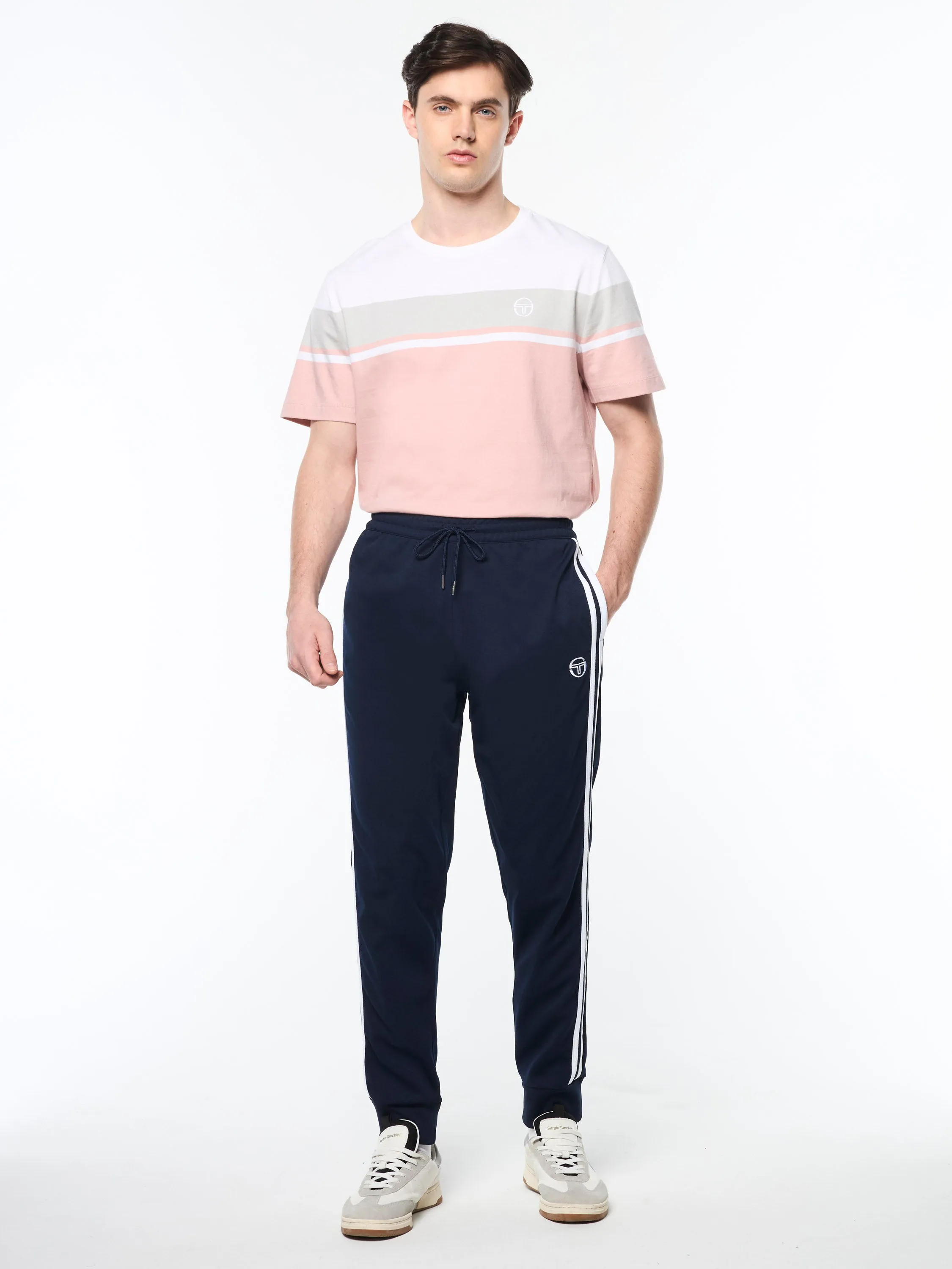 Damarindo Track Pant Archivio- Maritime Blue/ White sold by Sergio Tacchini product image thumbnail 2