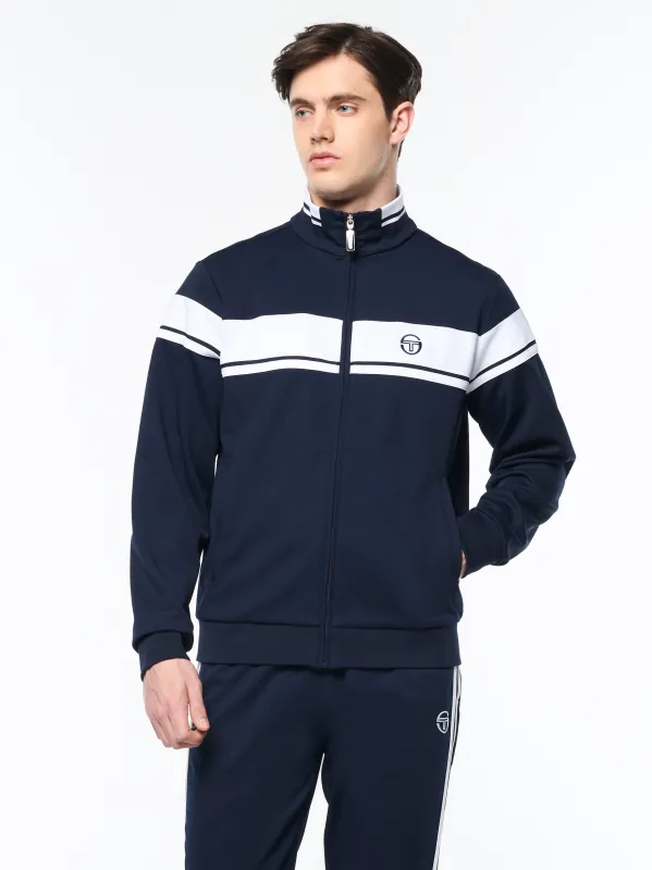 Damarindo Track Jacket Archivio- Maritime Blue/ White sold by Sergio Tacchini