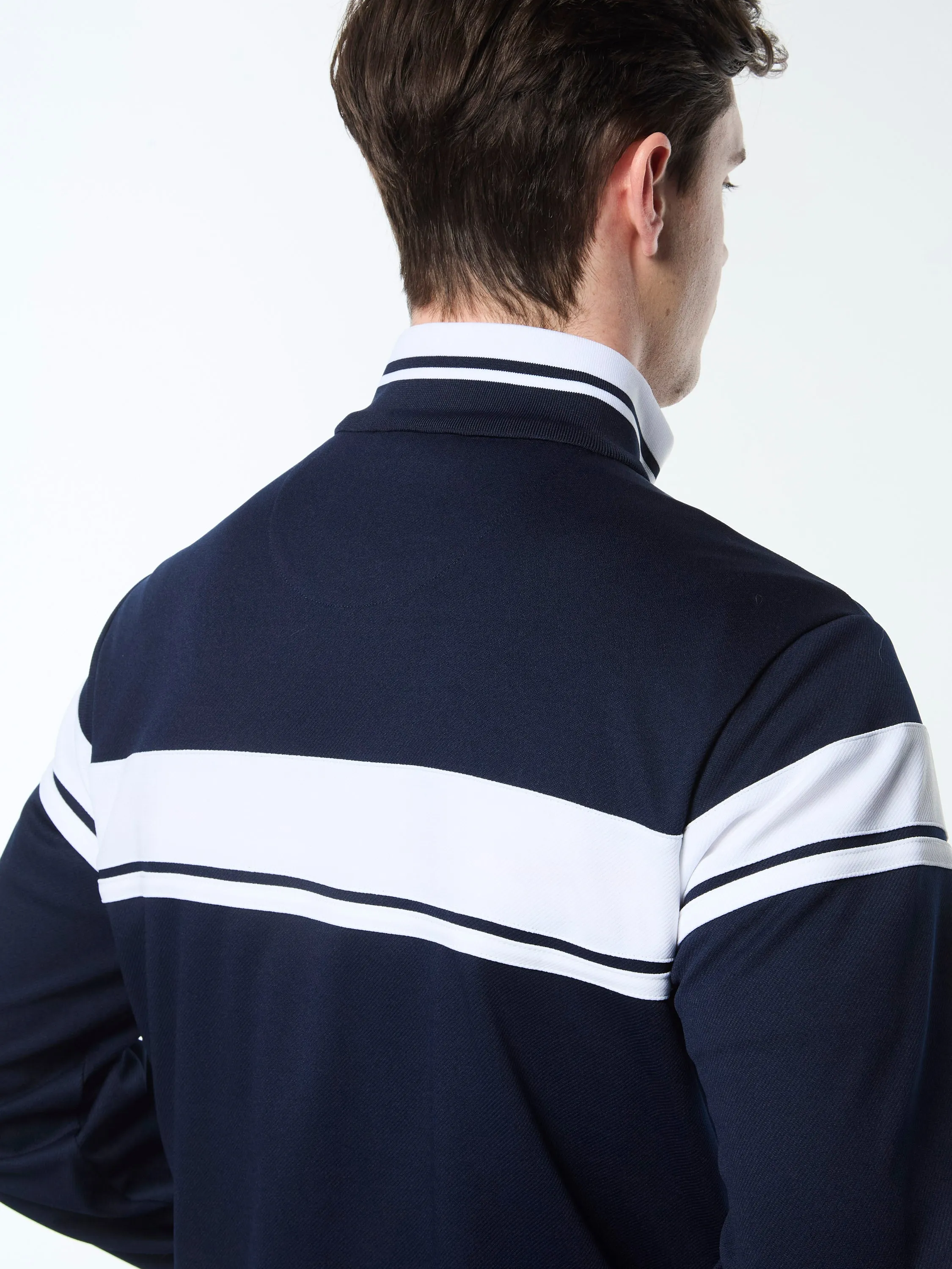 Damarindo Track Jacket Archivio- Maritime Blue/ White sold by Sergio Tacchini product image thumbnail 5