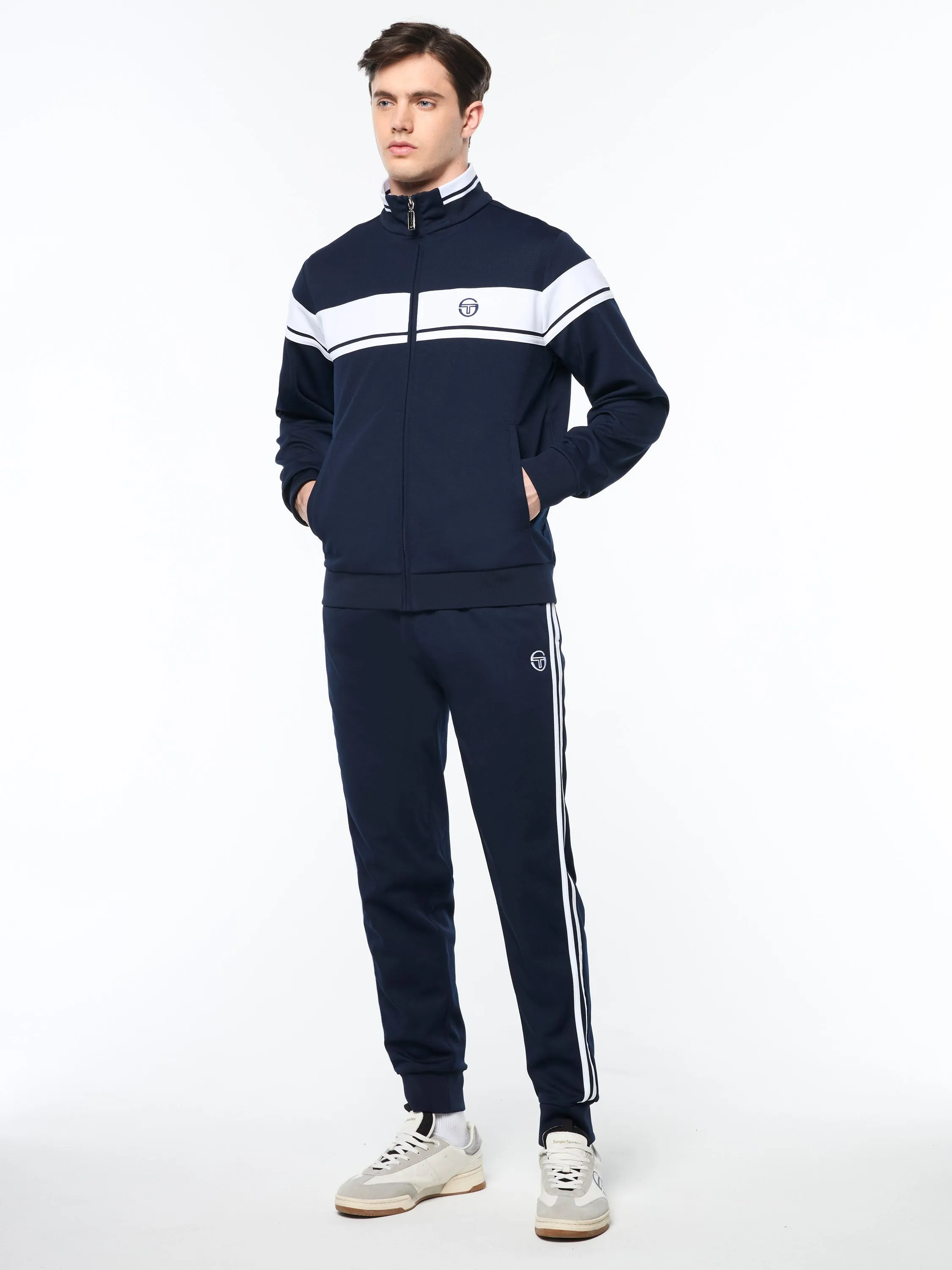 Damarindo Track Jacket Archivio- Maritime Blue/ White sold by Sergio Tacchini product image thumbnail 3