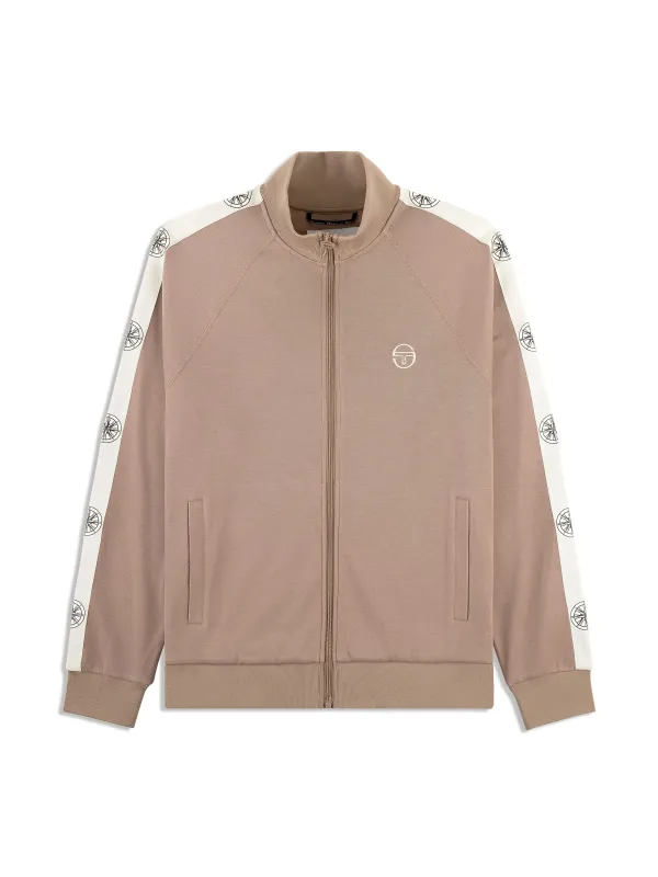 Bussola Track Jacket- Taupe Grey sold by Sergio Tacchini