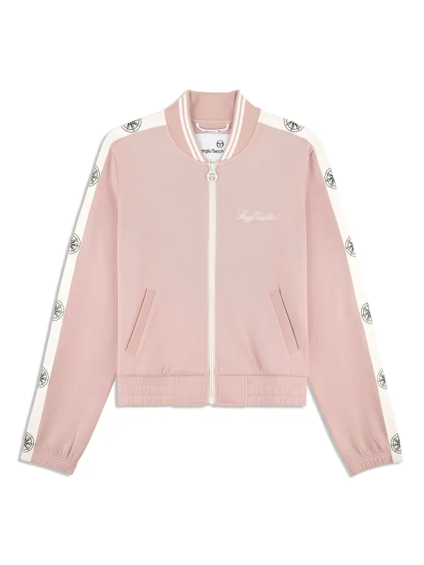 Women's Bussola Track Jacket- Pale Mauve made by Sergio Tacchini