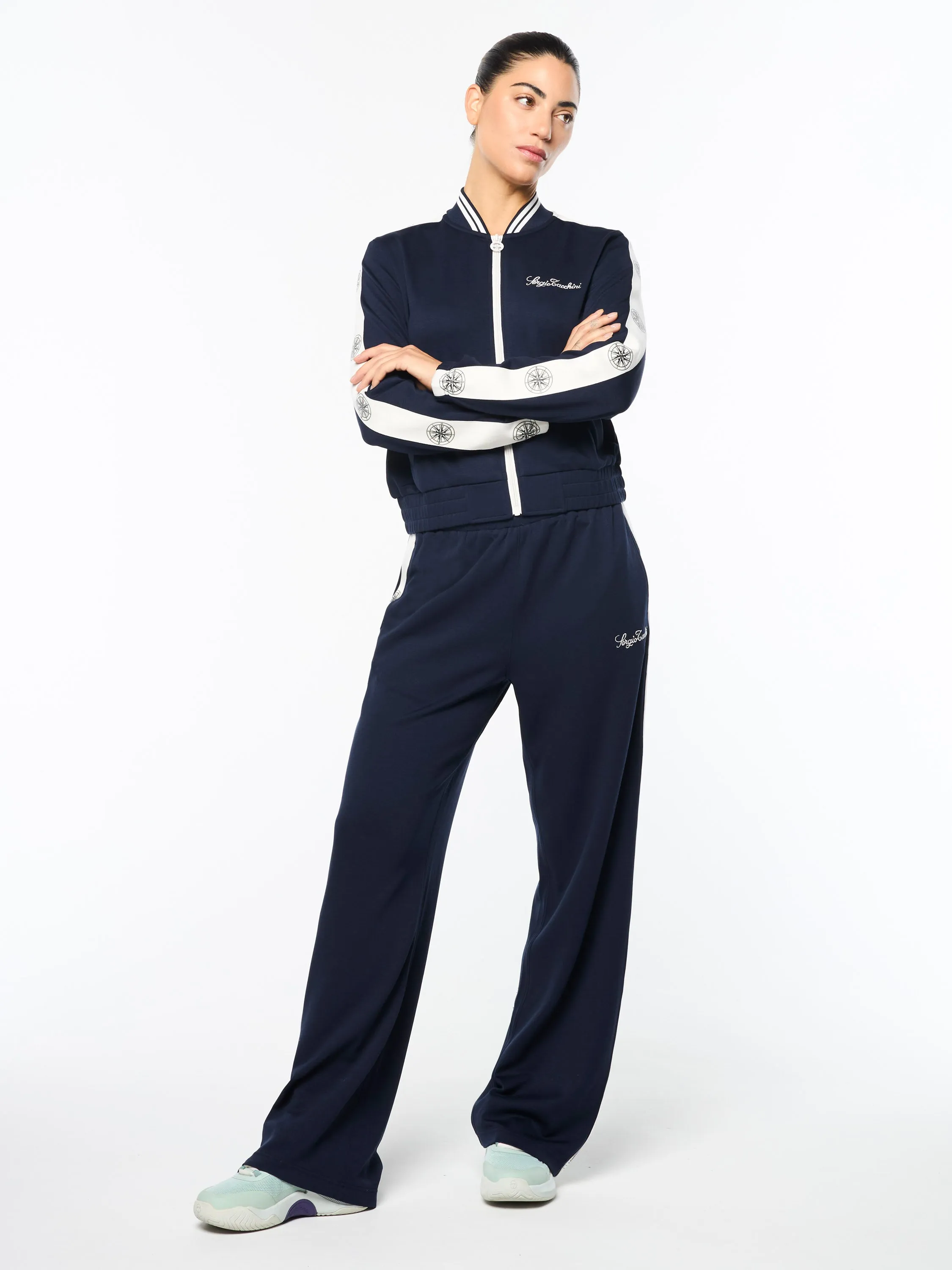 Women's Bussola Track Jacket- Maritime Blue sold by Sergio Tacchini product image thumbnail 2