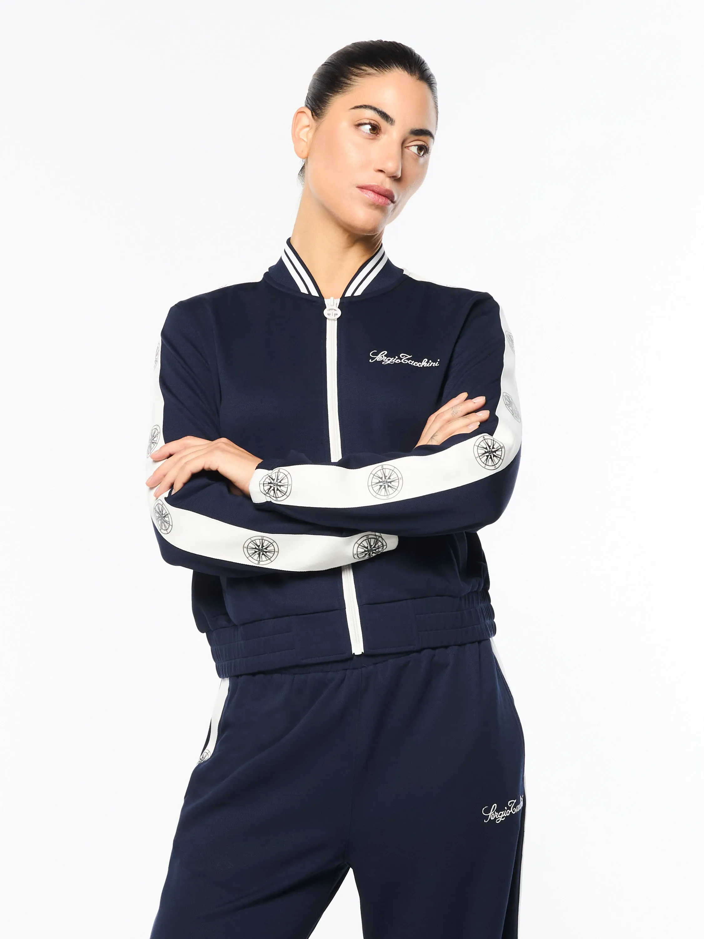 Women's Bussola Track Jacket- Maritime Blue sold by Sergio Tacchini product image thumbnail 5