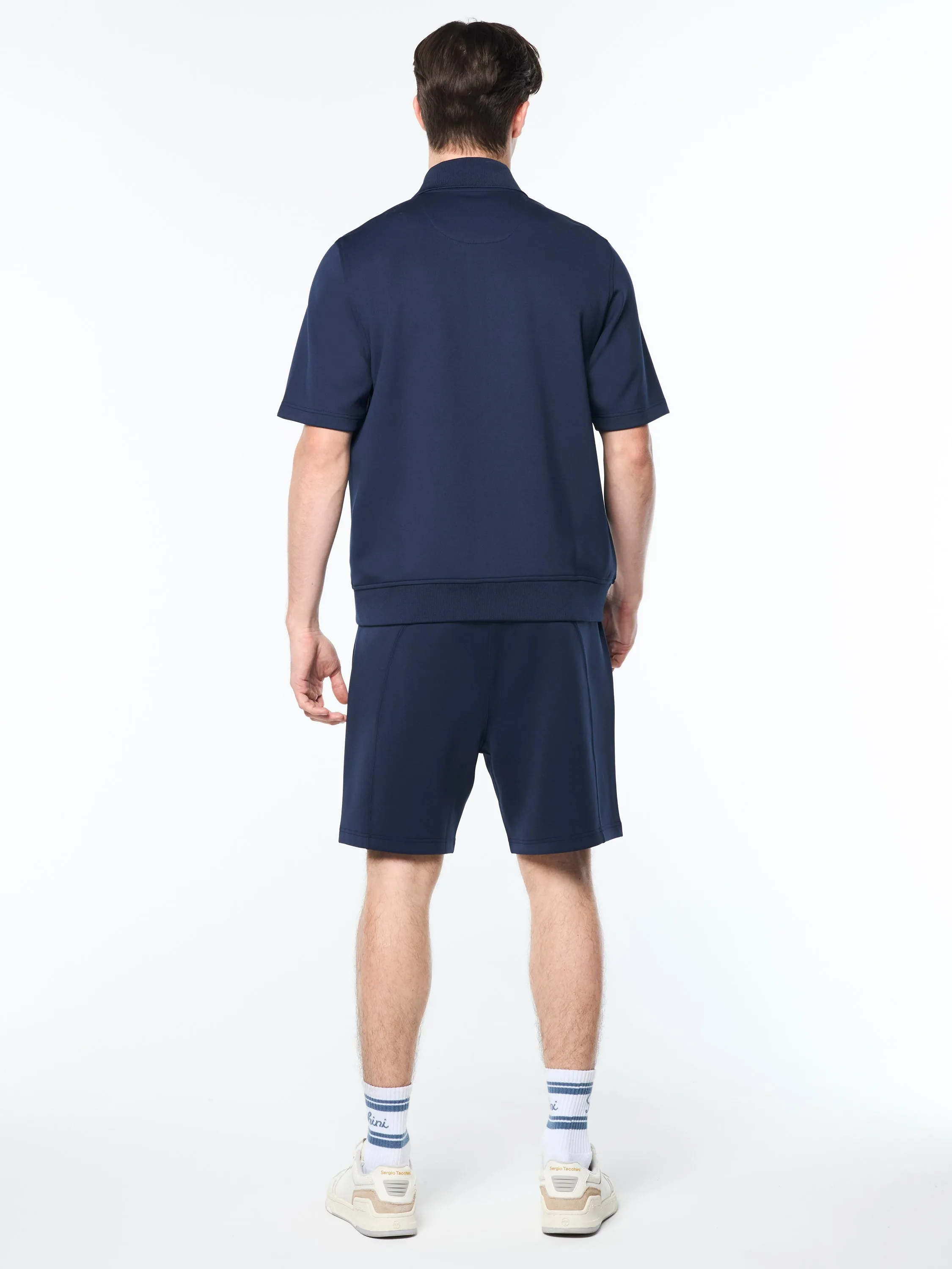 Urso Short Sleeve Track Jacket- Maritime Blue sold by Sergio Tacchini product image thumbnail 5